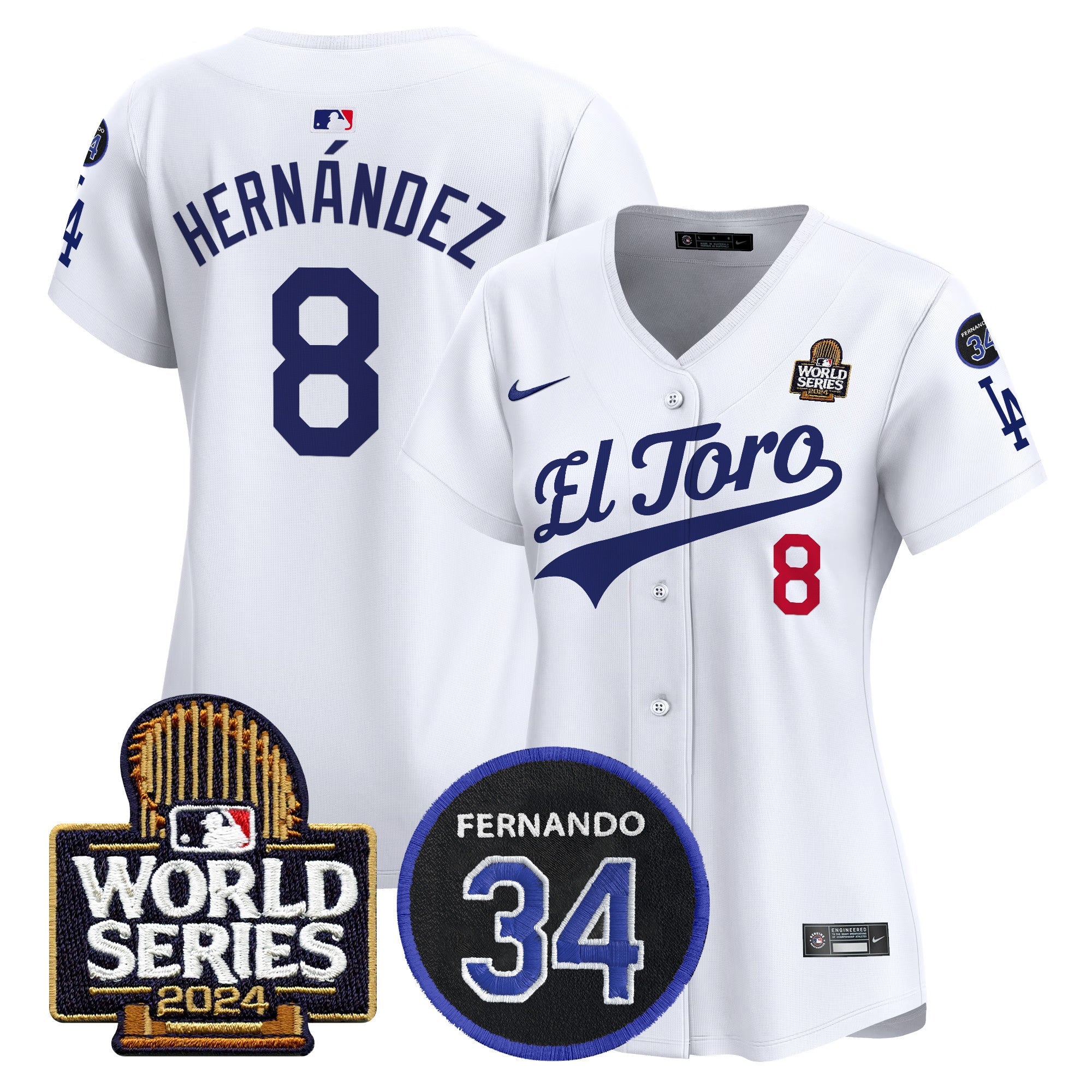 Women’s El Toro 2024 World Series Patch Vapor Premier Limited Jersey