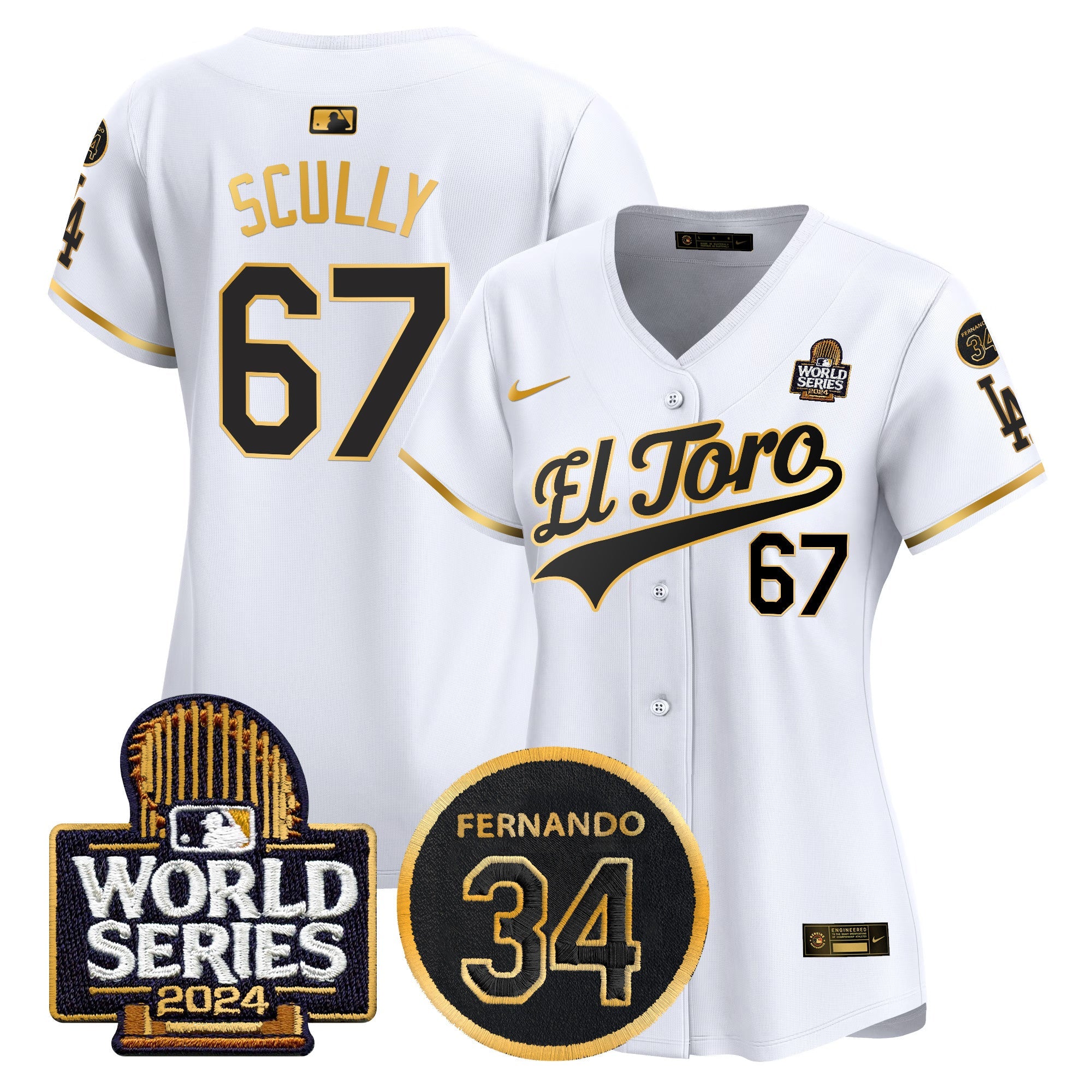 Women’s El Toro 2024 World Series Patch Vapor Premier Limited Jersey