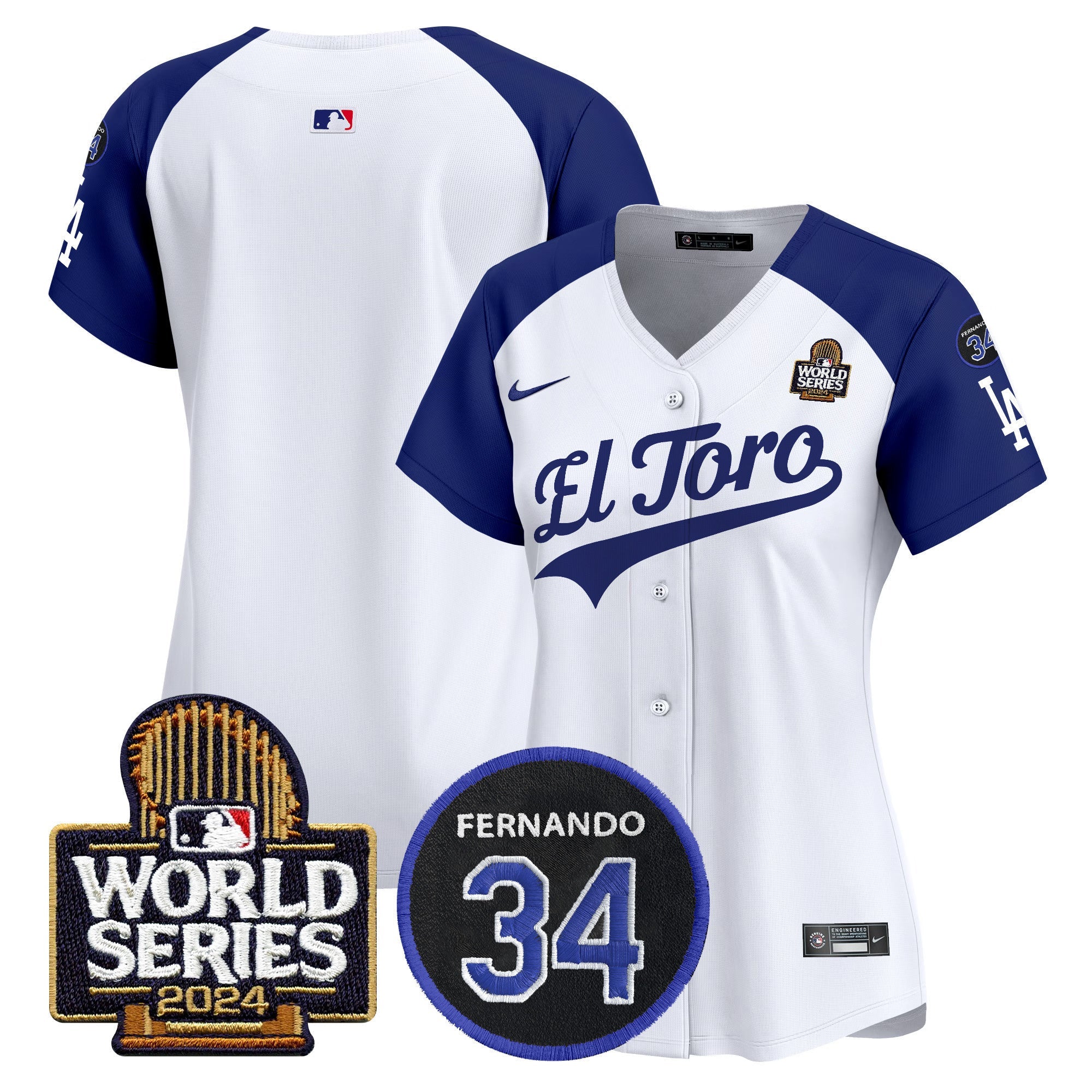 Women’s El Toro 2024 World Series Patch Vapor Premier Limited Jersey