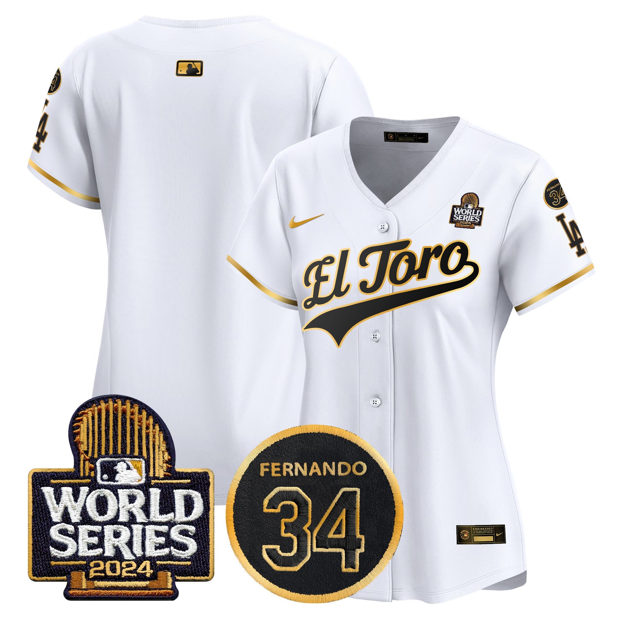 Women’s El Toro 2024 World Series Patch Vapor Premier Limited Jersey