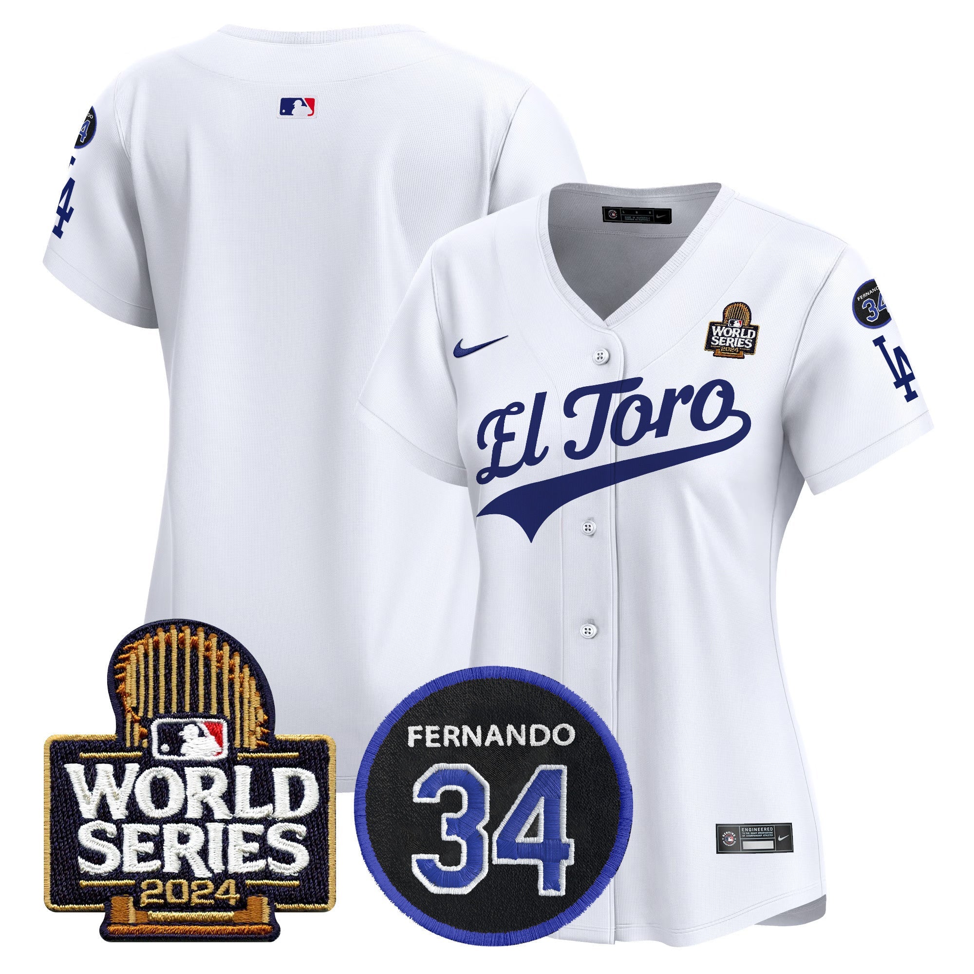 Women’s El Toro 2024 World Series Patch Vapor Premier Limited Jersey