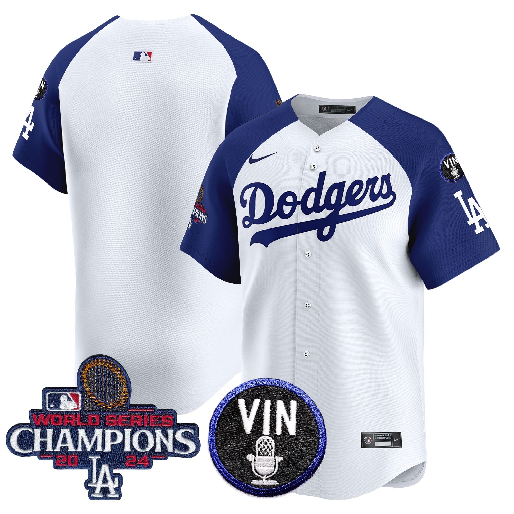 Men’s 2024 World Series Champions Patch Vapor Premier Limited Jersey V3