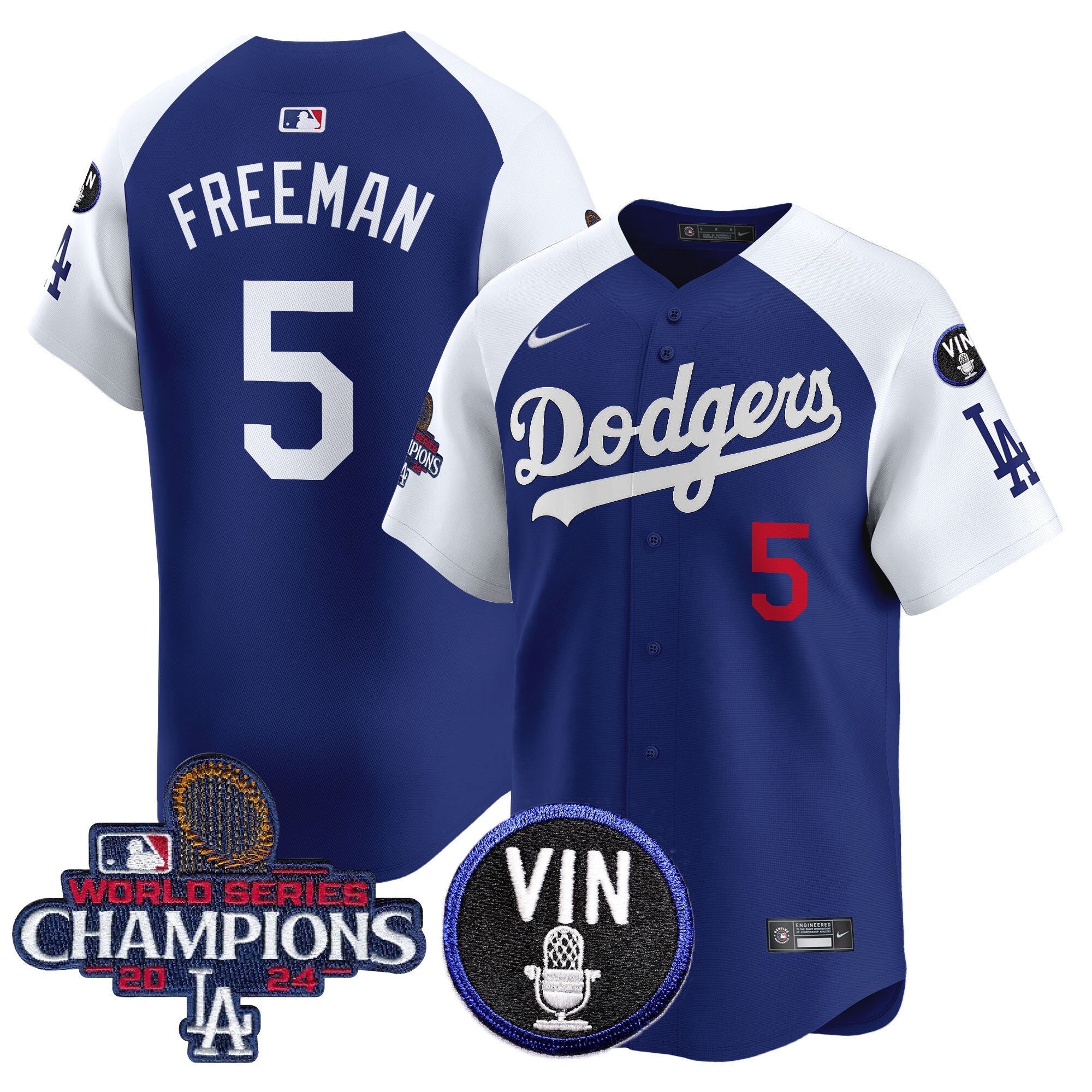 Men’s 2024 World Series Champions Patch Vapor Premier Limited Jersey V3