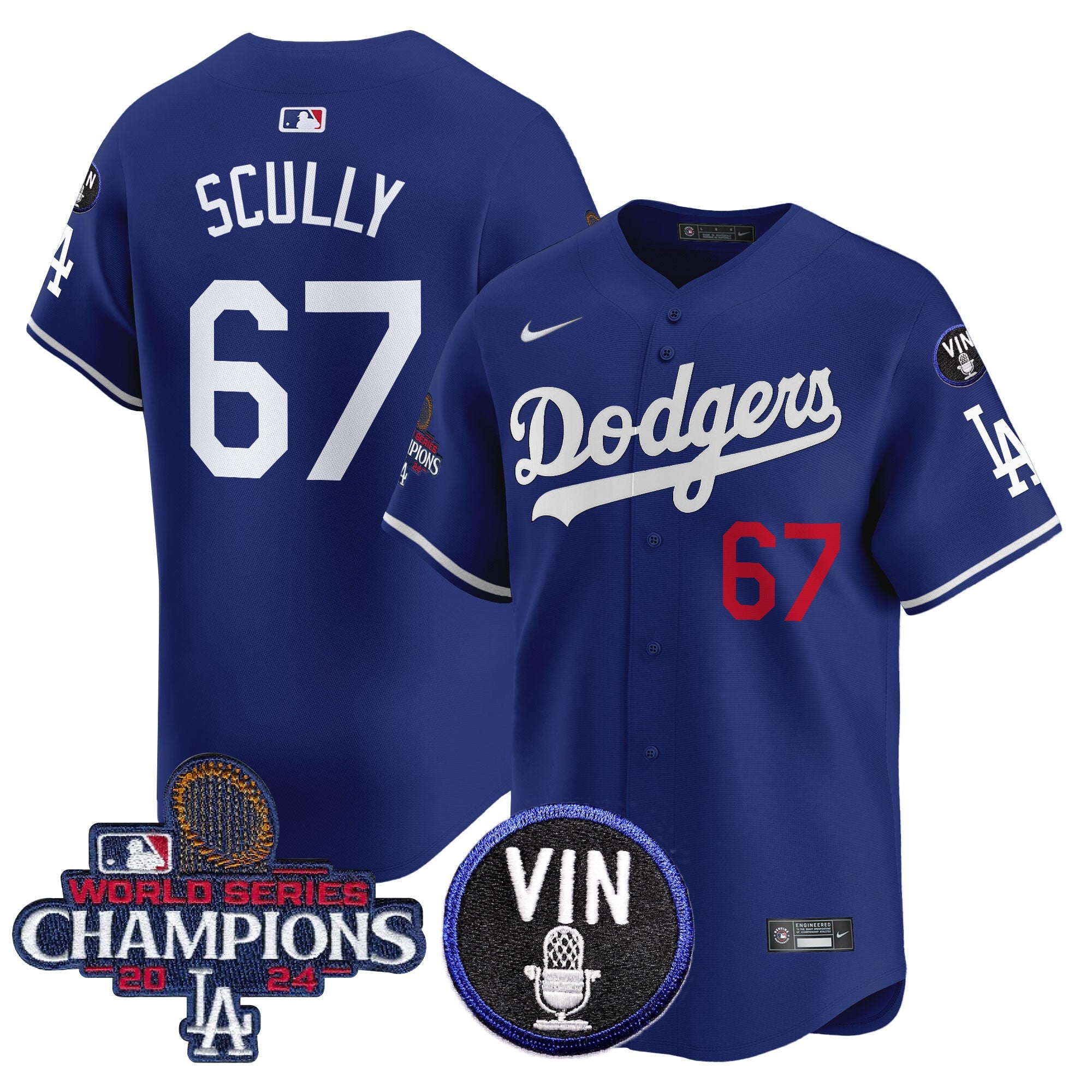 Men’s 2024 World Series Champions Patch Vapor Premier Limited Jersey V3