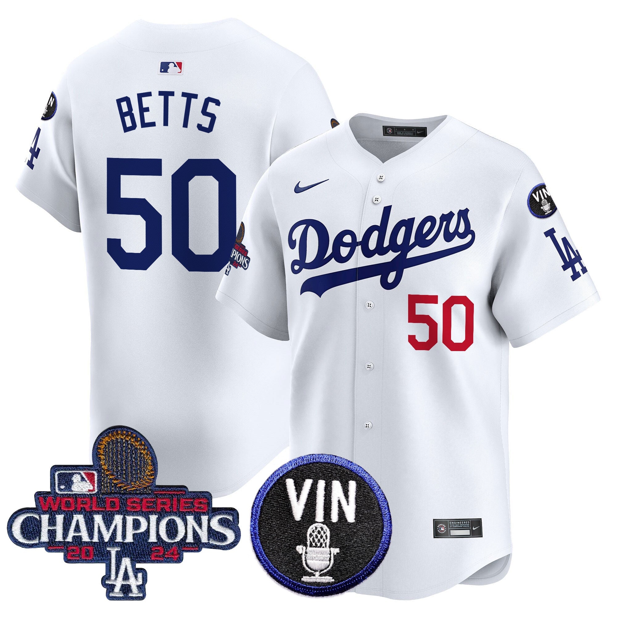 Men’s 2024 World Series Champions Patch Vapor Premier Limited Jersey V3