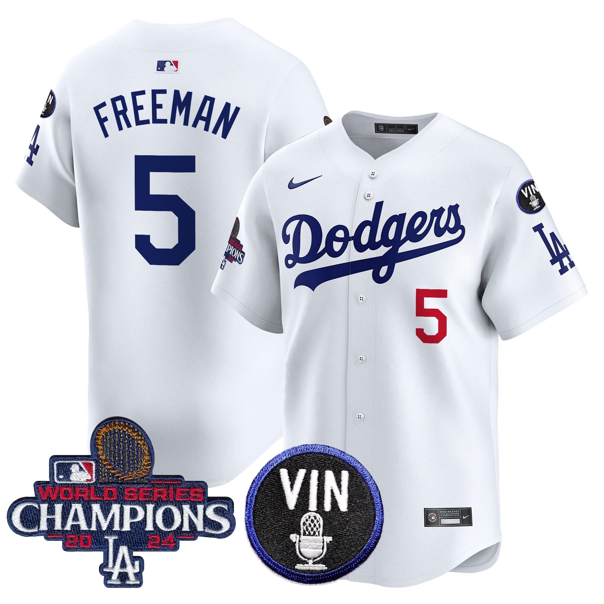 Men’s 2024 World Series Champions Patch Vapor Premier Limited Jersey V3