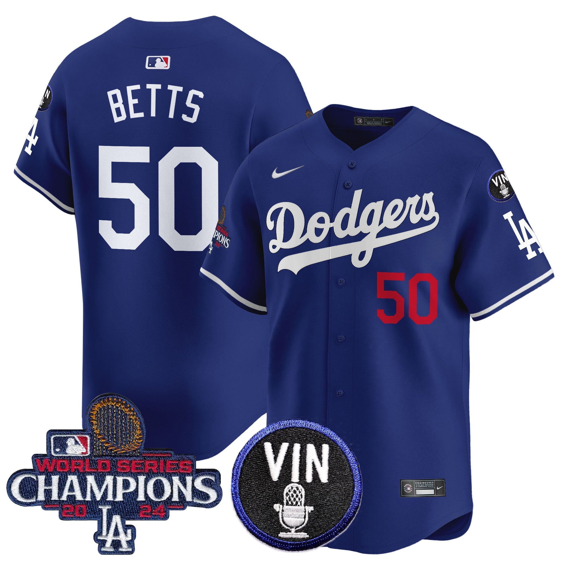 Men’s 2024 World Series Champions Patch Vapor Premier Limited Jersey V3