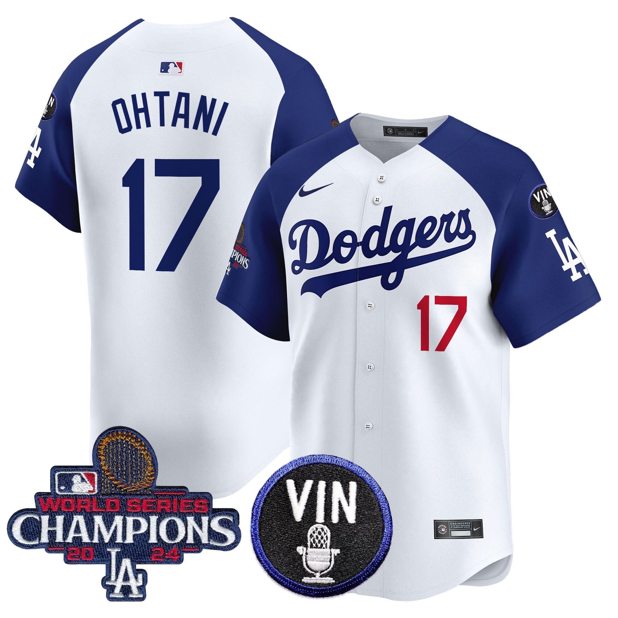 Men’s 2024 World Series Champions Patch Vapor Premier Limited Jersey V3