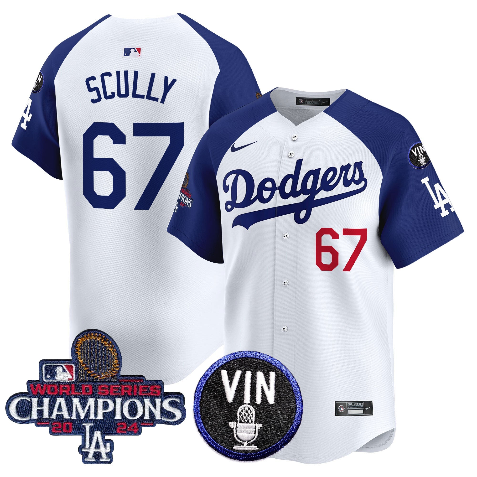 Men’s 2024 World Series Champions Patch Vapor Premier Limited Jersey V3