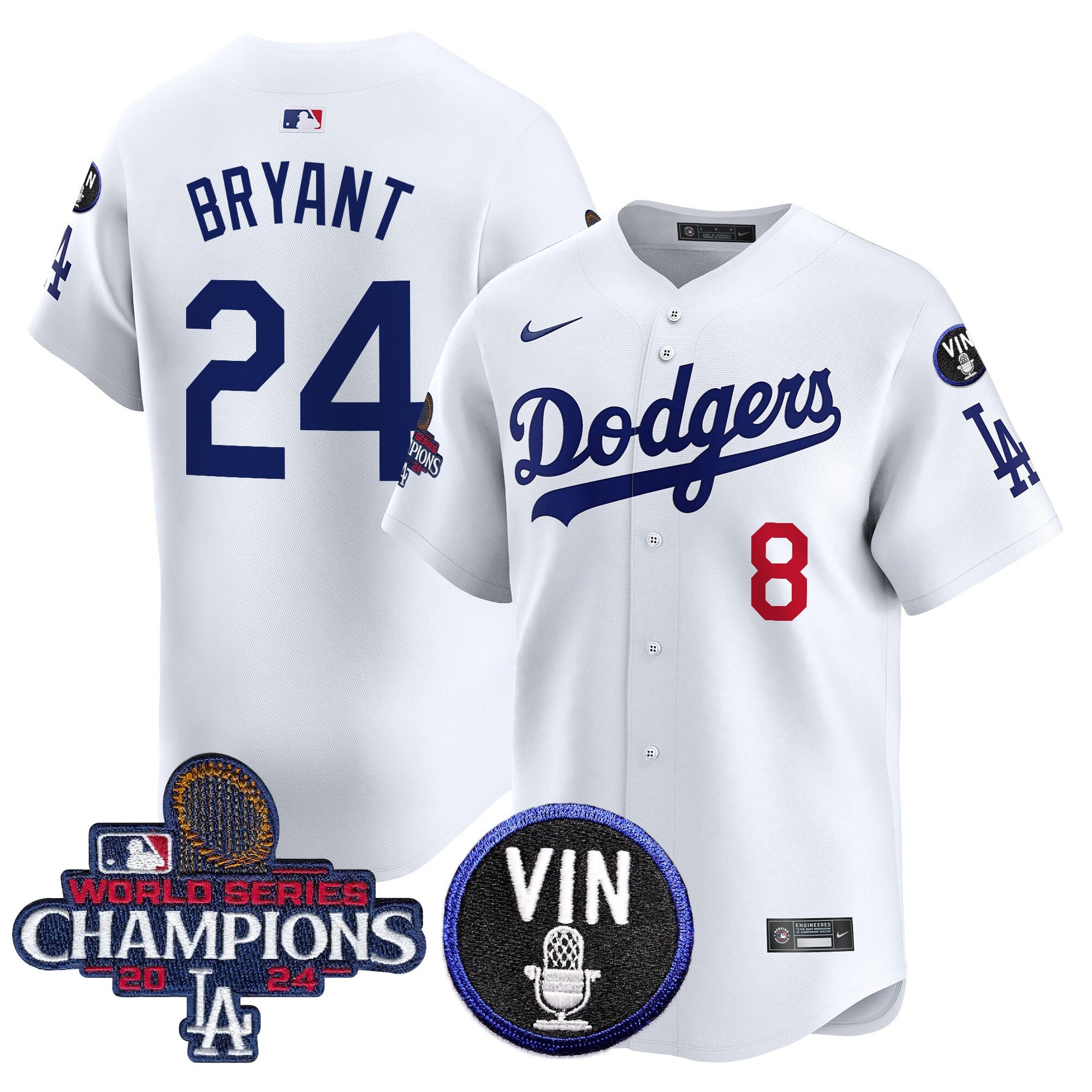 Men’s 2024 World Series Champions Patch Vapor Premier Limited Jersey V3
