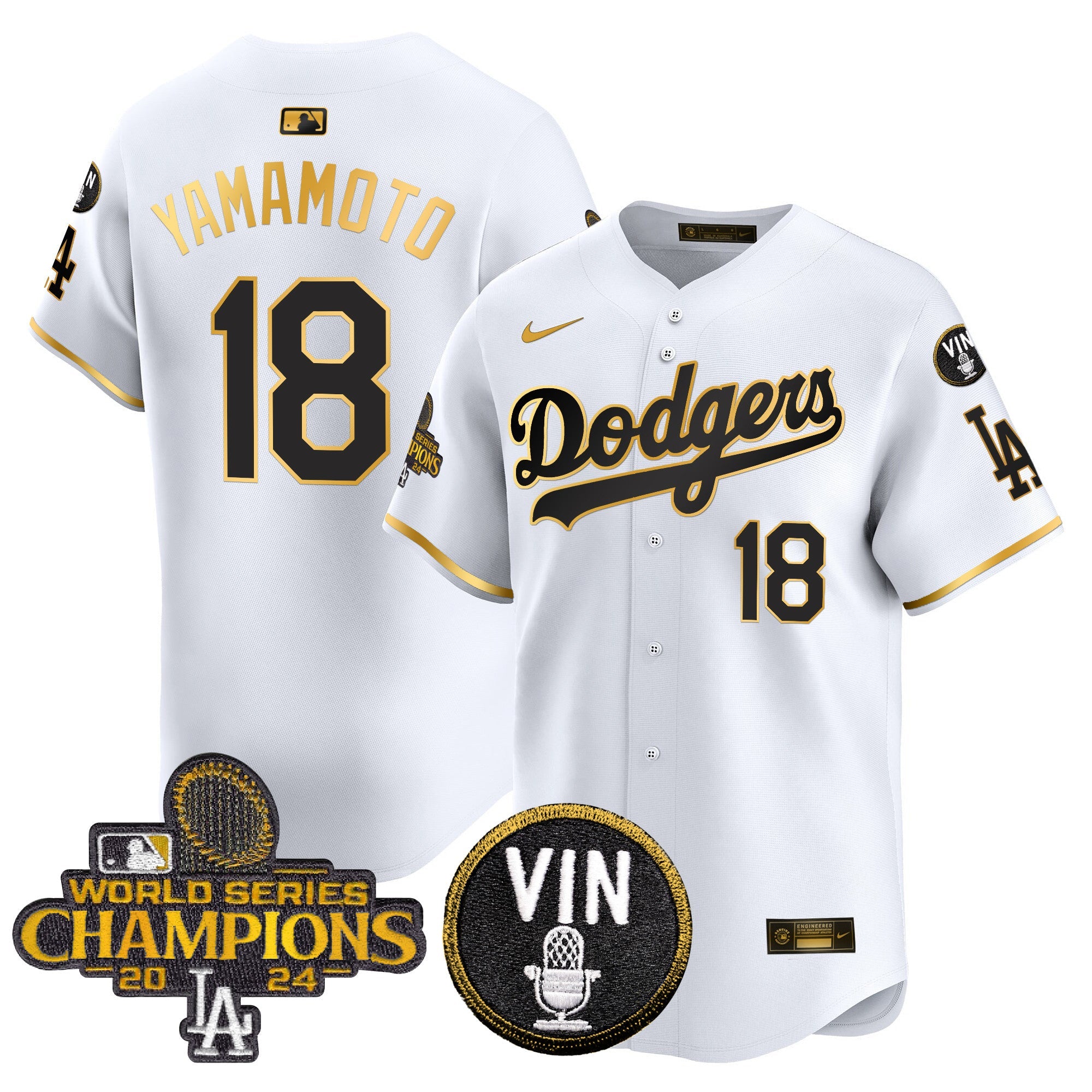 Men’s 2024 World Series Champions Patch Vapor Premier Limited Jersey V3