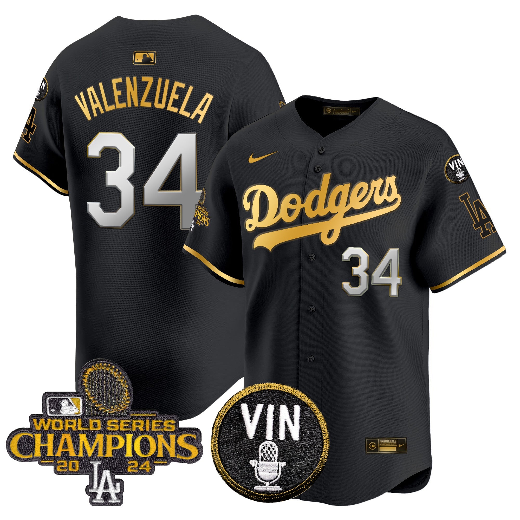 Men’s 2024 World Series Champions Patch Vapor Premier Limited Jersey V3