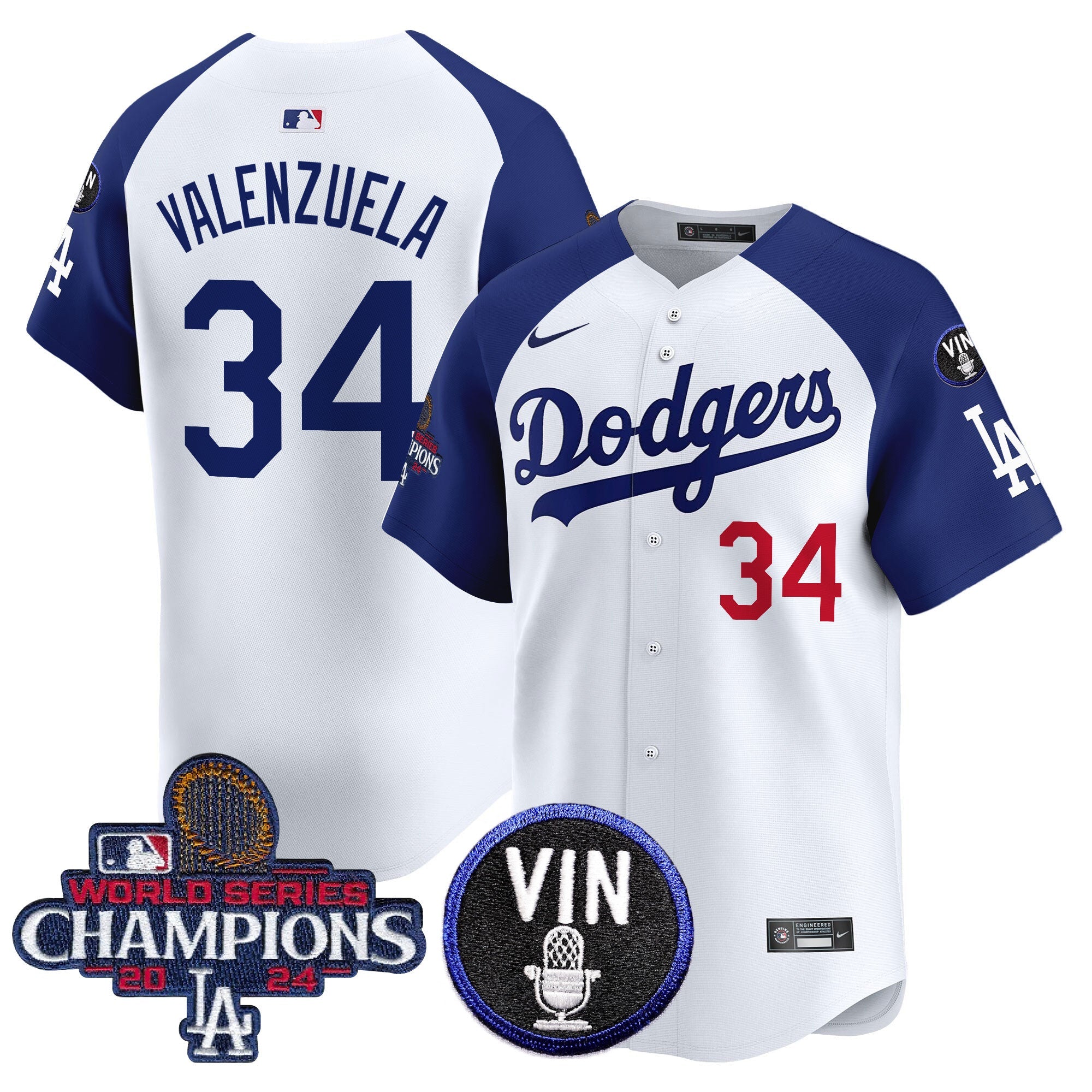 Men’s 2024 World Series Champions Patch Vapor Premier Limited Jersey V3