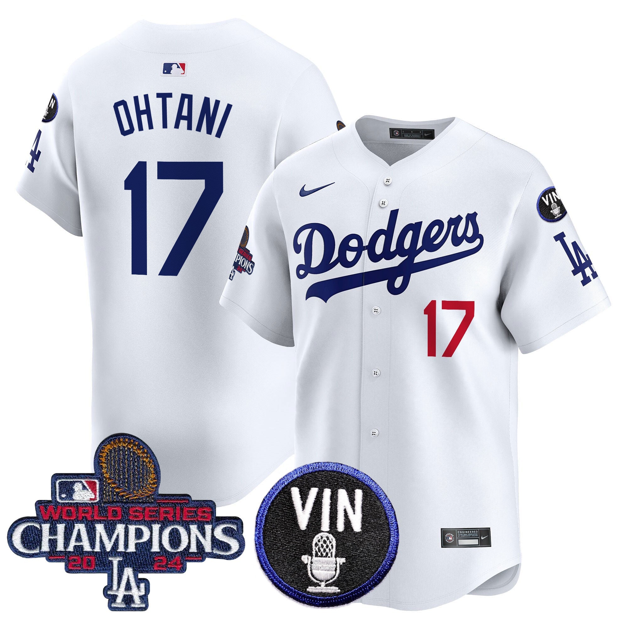 Men’s 2024 World Series Champions Patch Vapor Premier Limited Jersey V3