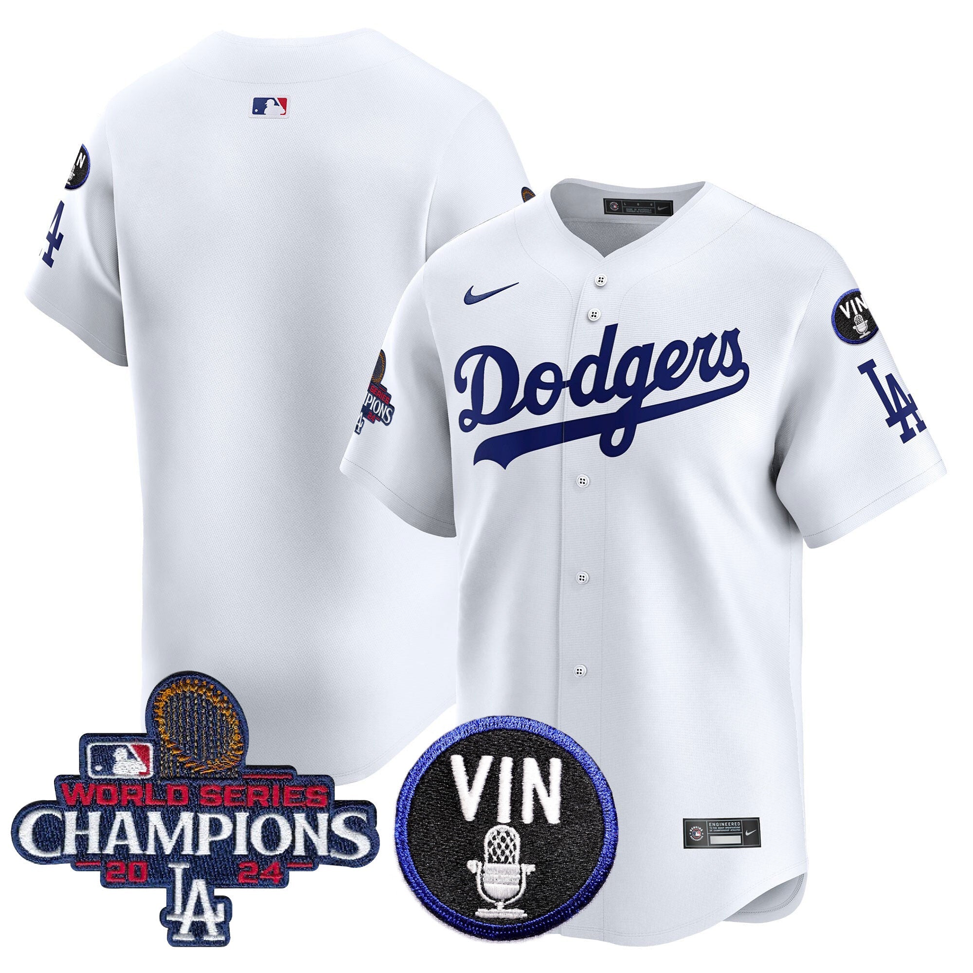 Men’s 2024 World Series Champions Patch Vapor Premier Limited Jersey V3