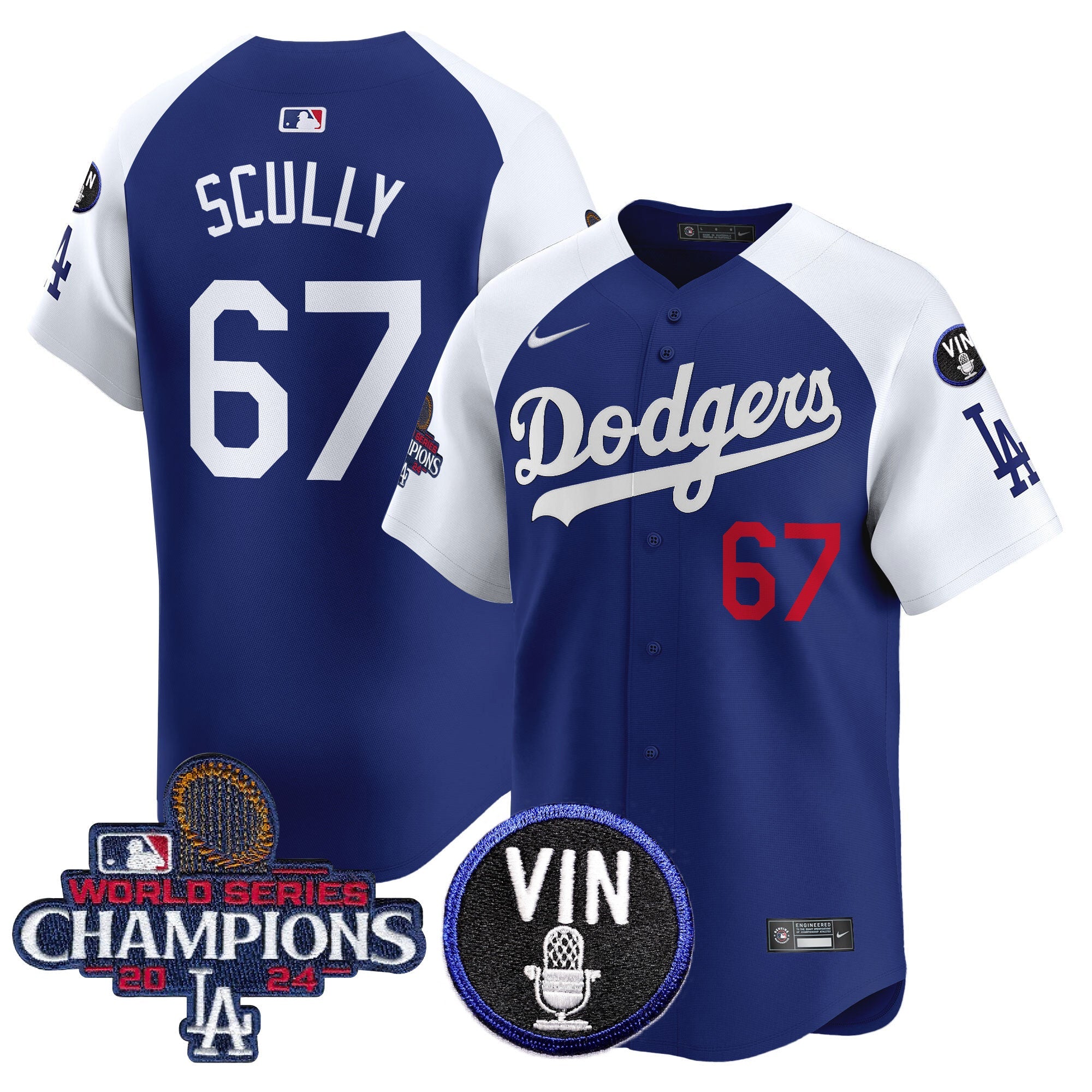 Men’s 2024 World Series Champions Patch Vapor Premier Limited Jersey V3