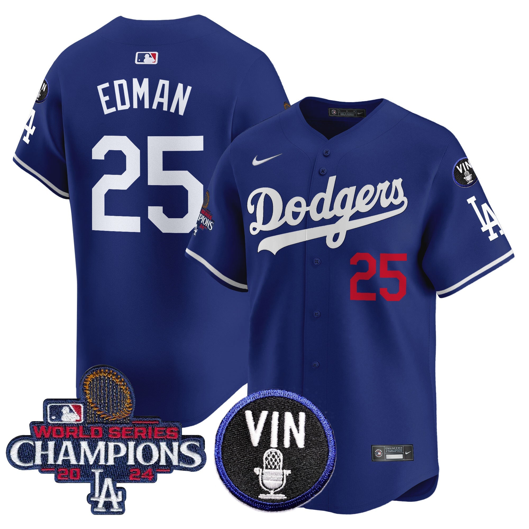 Men’s 2024 World Series Champions Patch Vapor Premier Limited Jersey V3