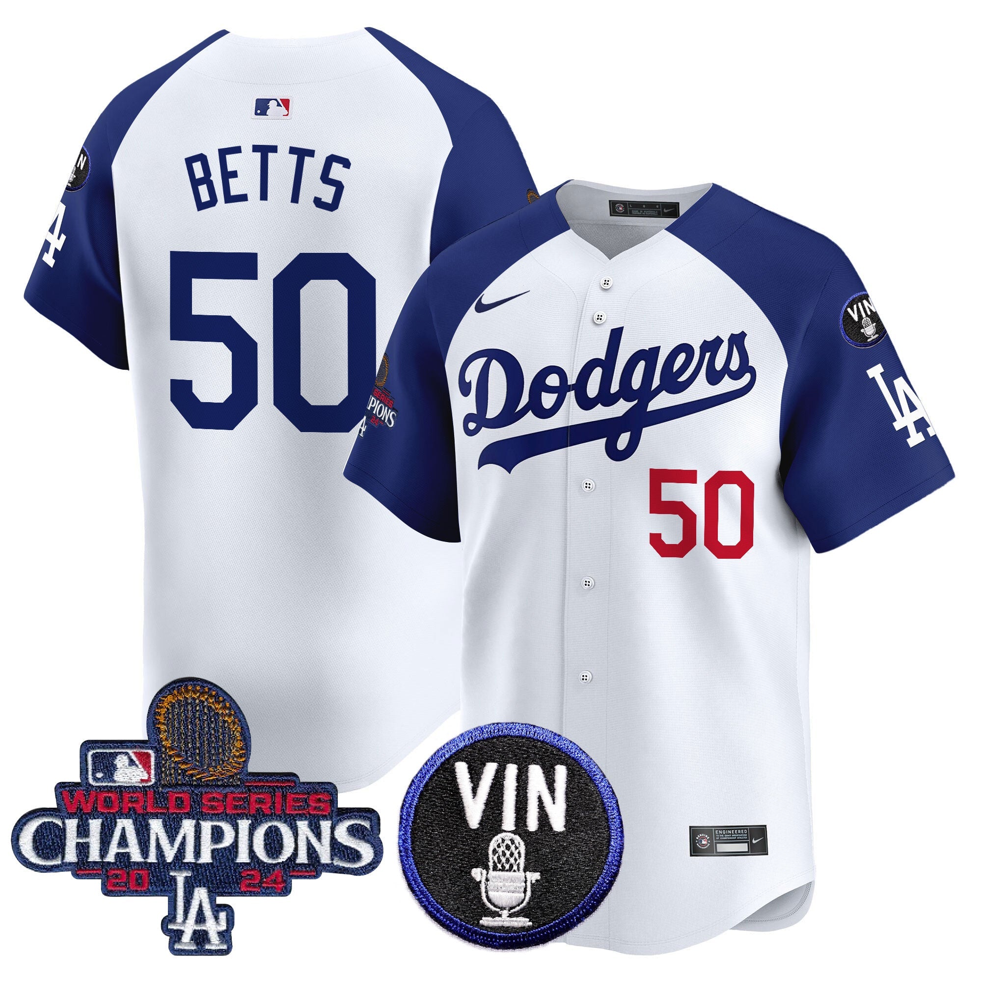 Men’s 2024 World Series Champions Patch Vapor Premier Limited Jersey V3