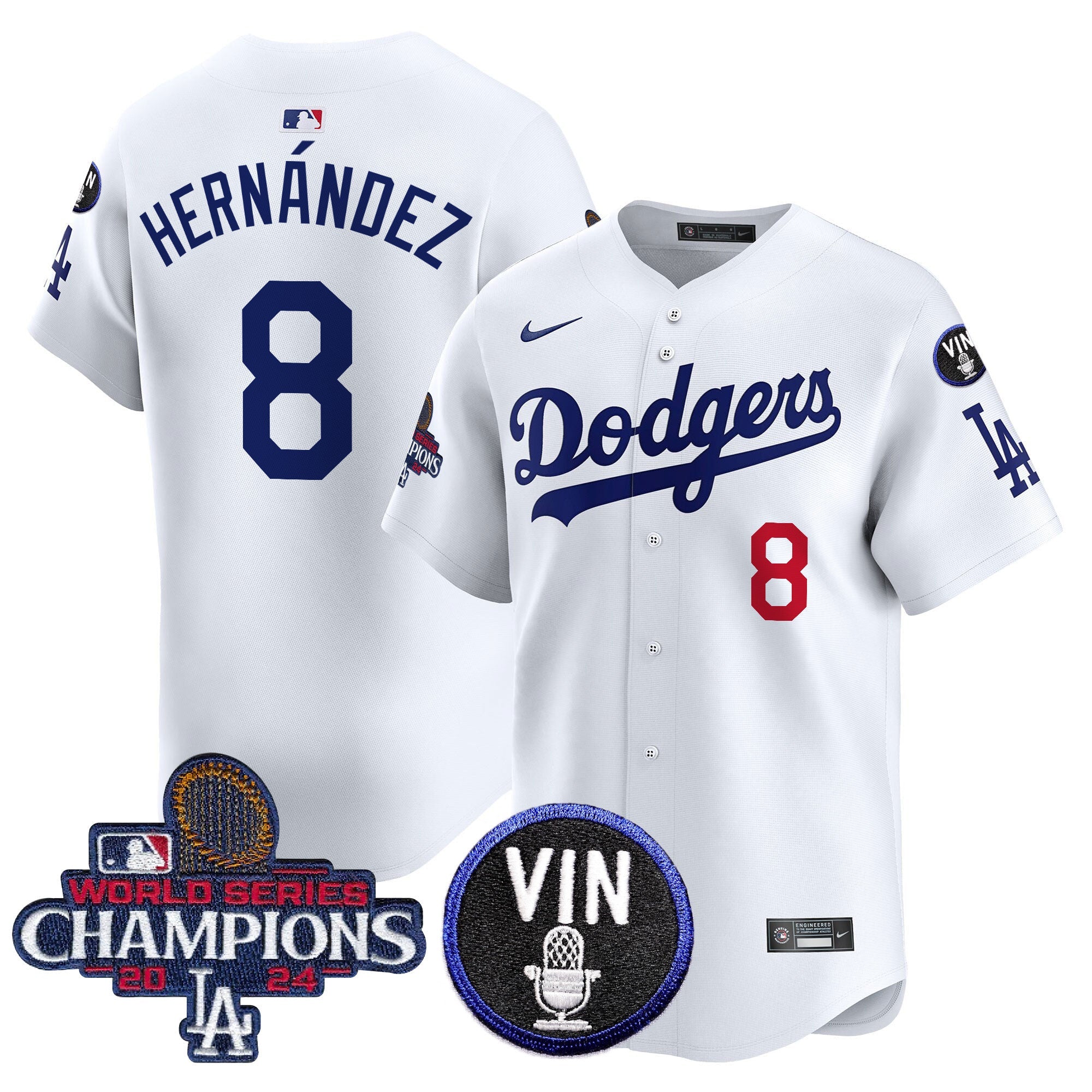 Men’s 2024 World Series Champions Patch Vapor Premier Limited Jersey V3