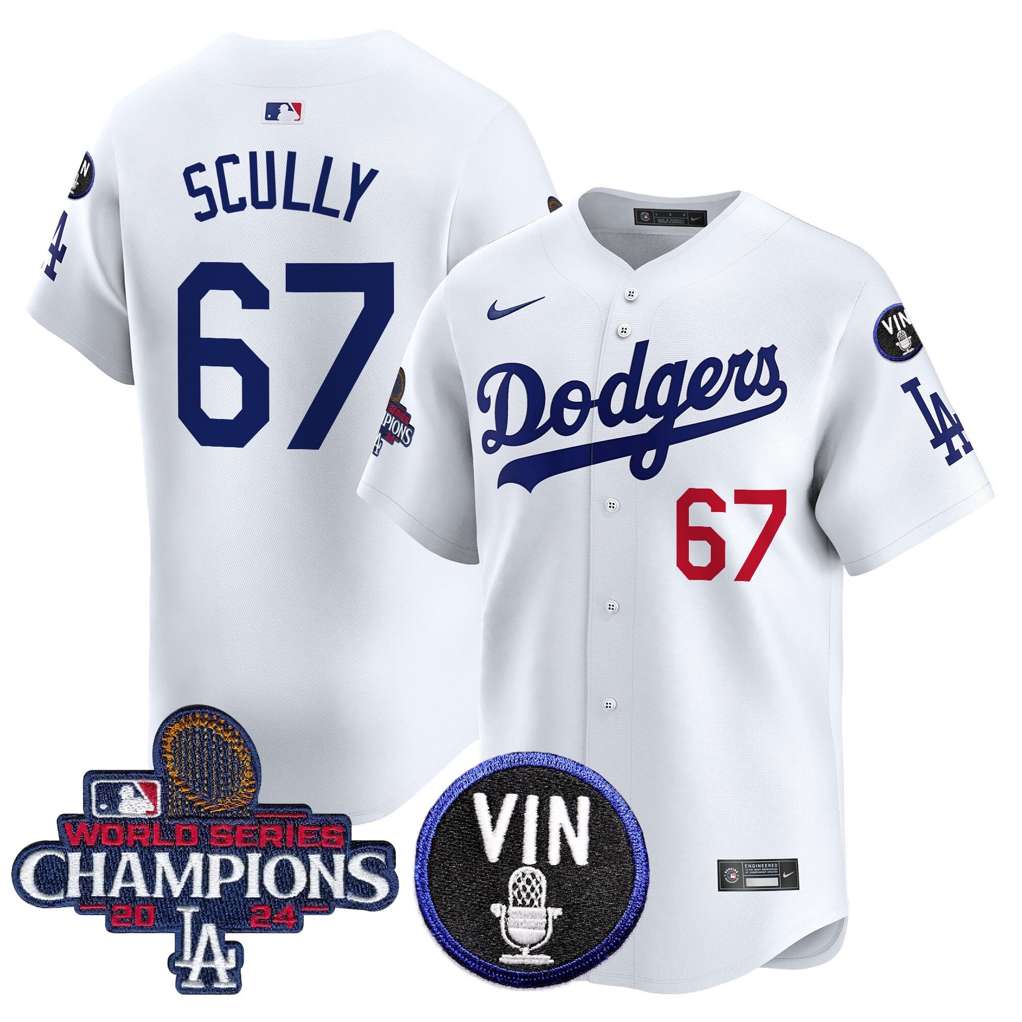 Men’s 2024 World Series Champions Patch Vapor Premier Limited Jersey V3
