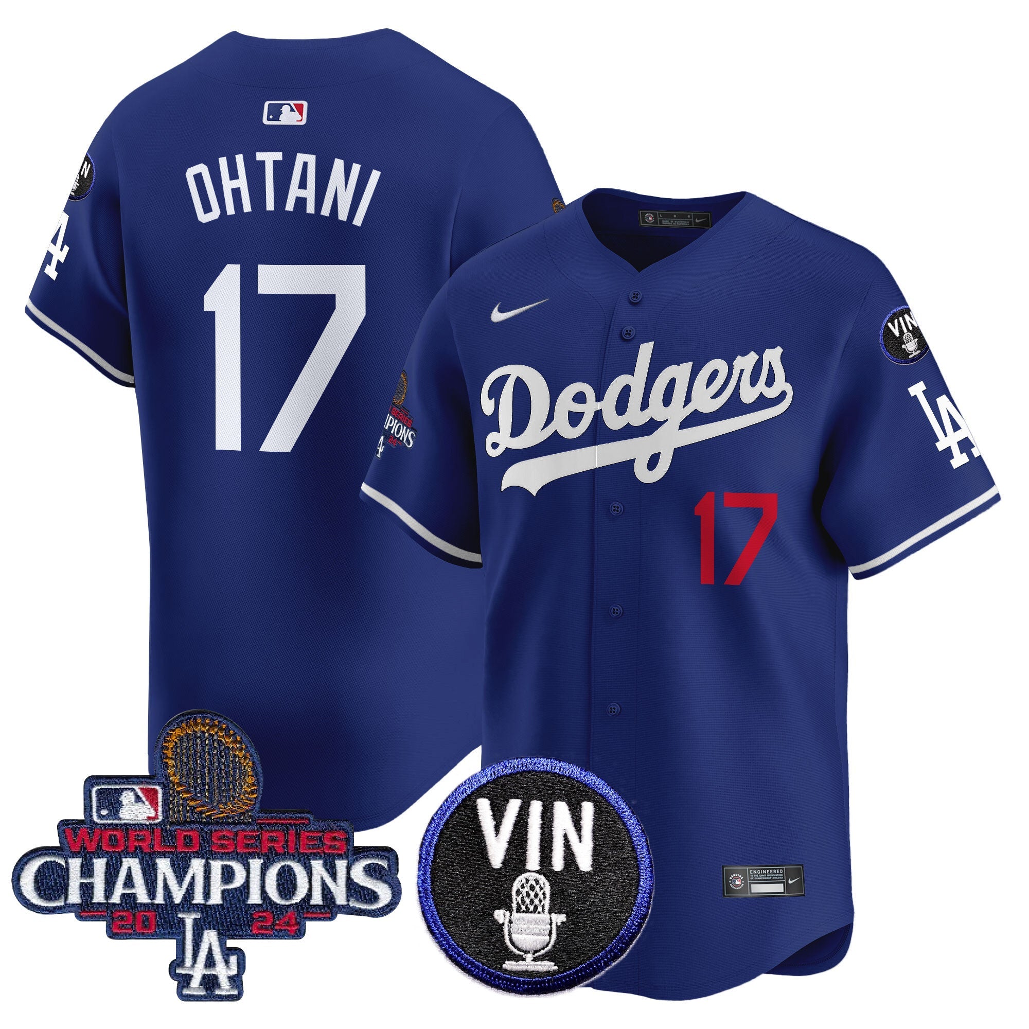 Men’s 2024 World Series Champions Patch Vapor Premier Limited Jersey V3