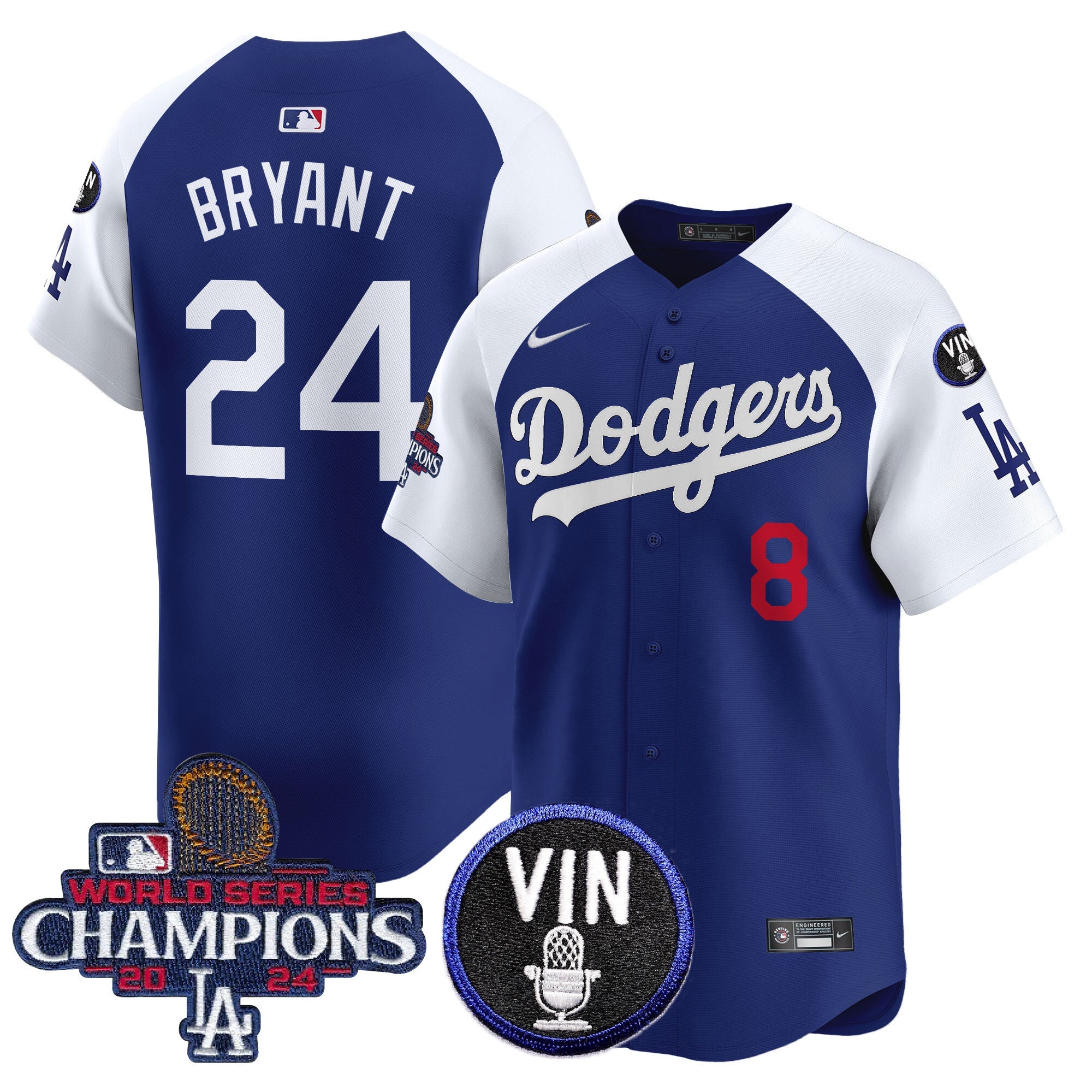 Men’s 2024 World Series Champions Patch Vapor Premier Limited Jersey V3