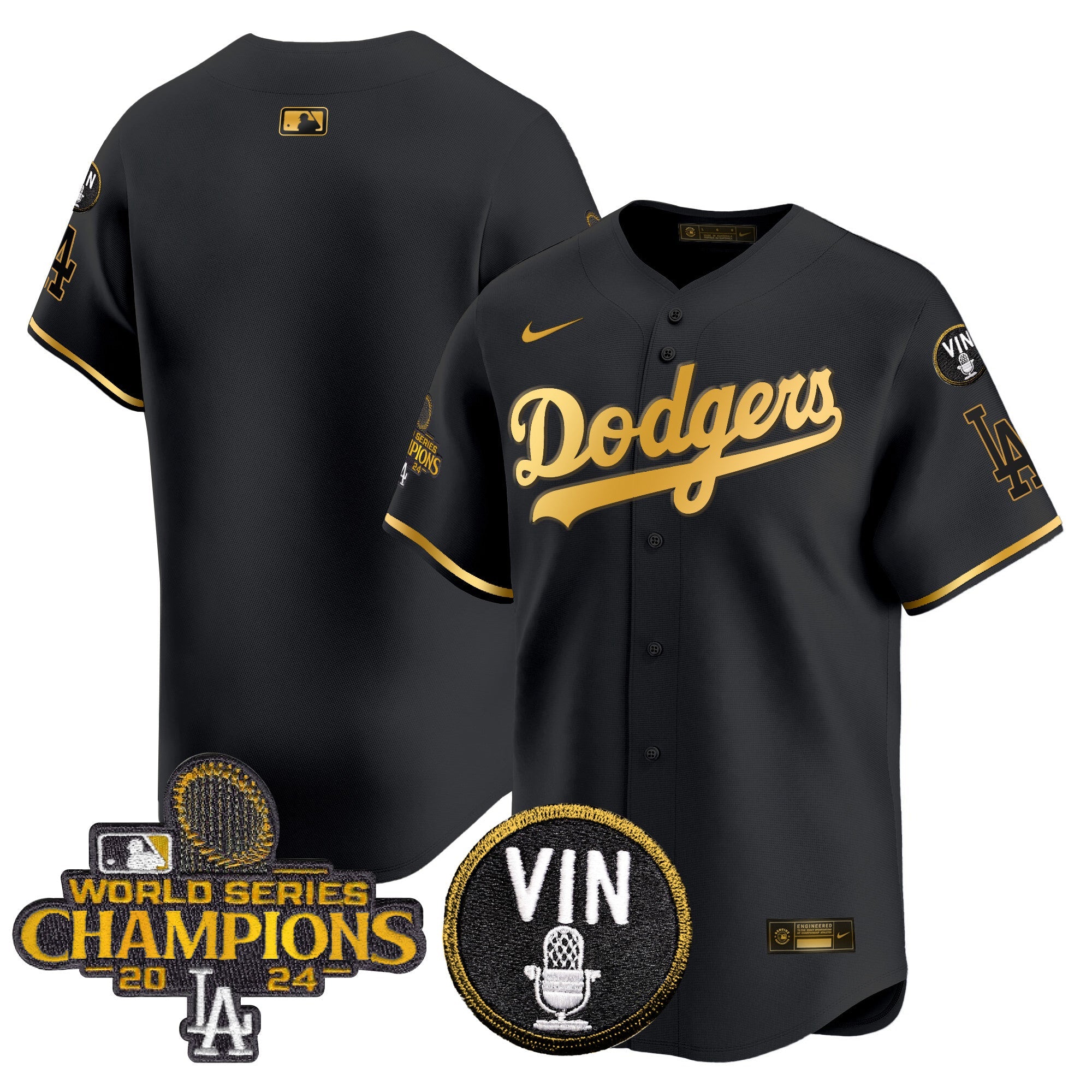 Men’s 2024 World Series Champions Patch Vapor Premier Limited Jersey V3