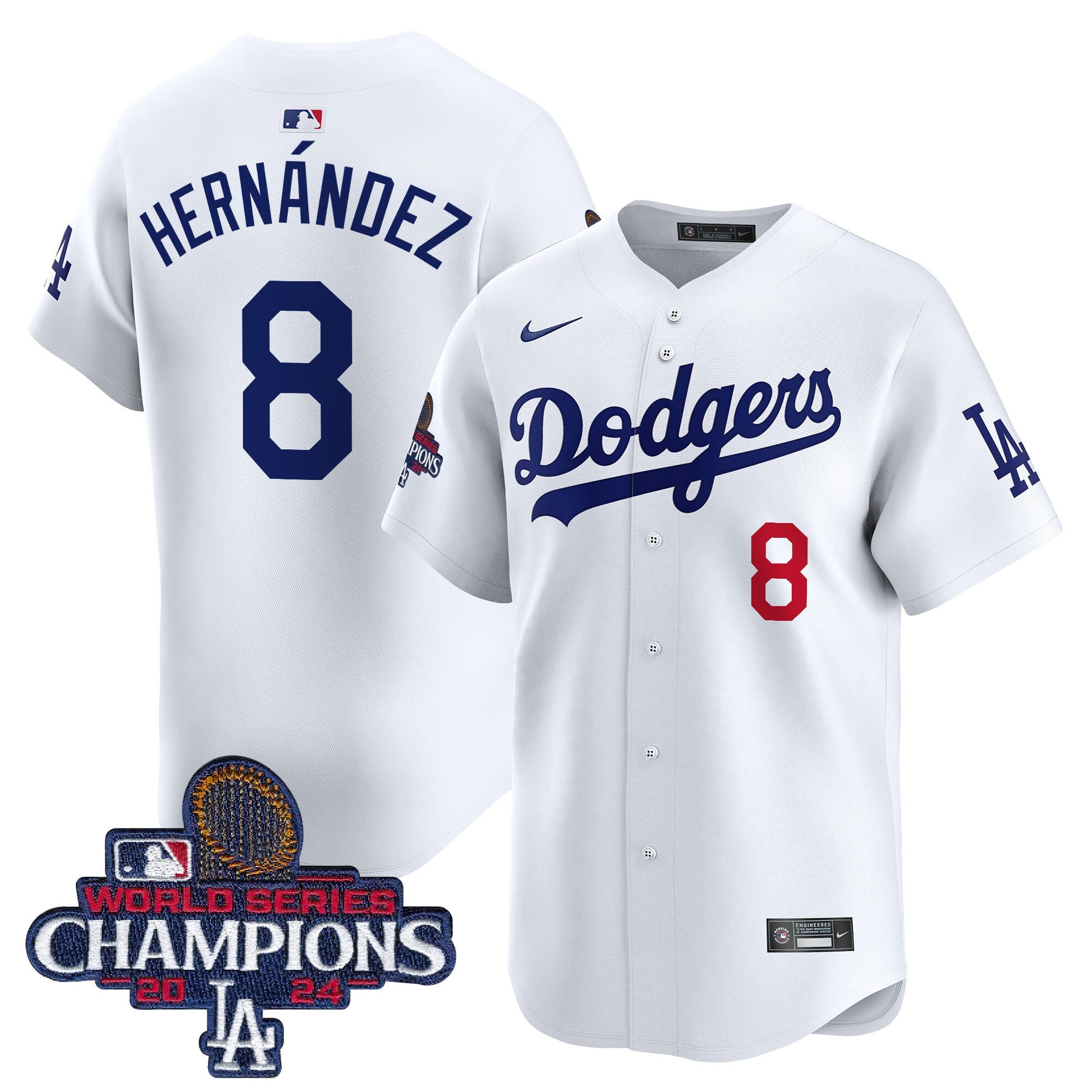 Men’s 2024 World Series Champions Patch Vapor Premier Limited Jersey