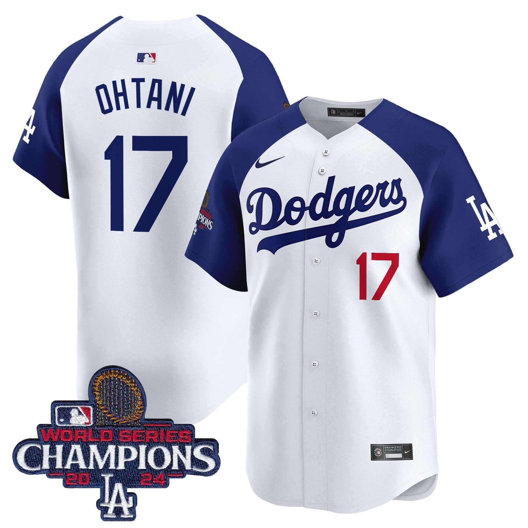 Men’s 2024 World Series Champions Patch Vapor Premier Limited Jersey