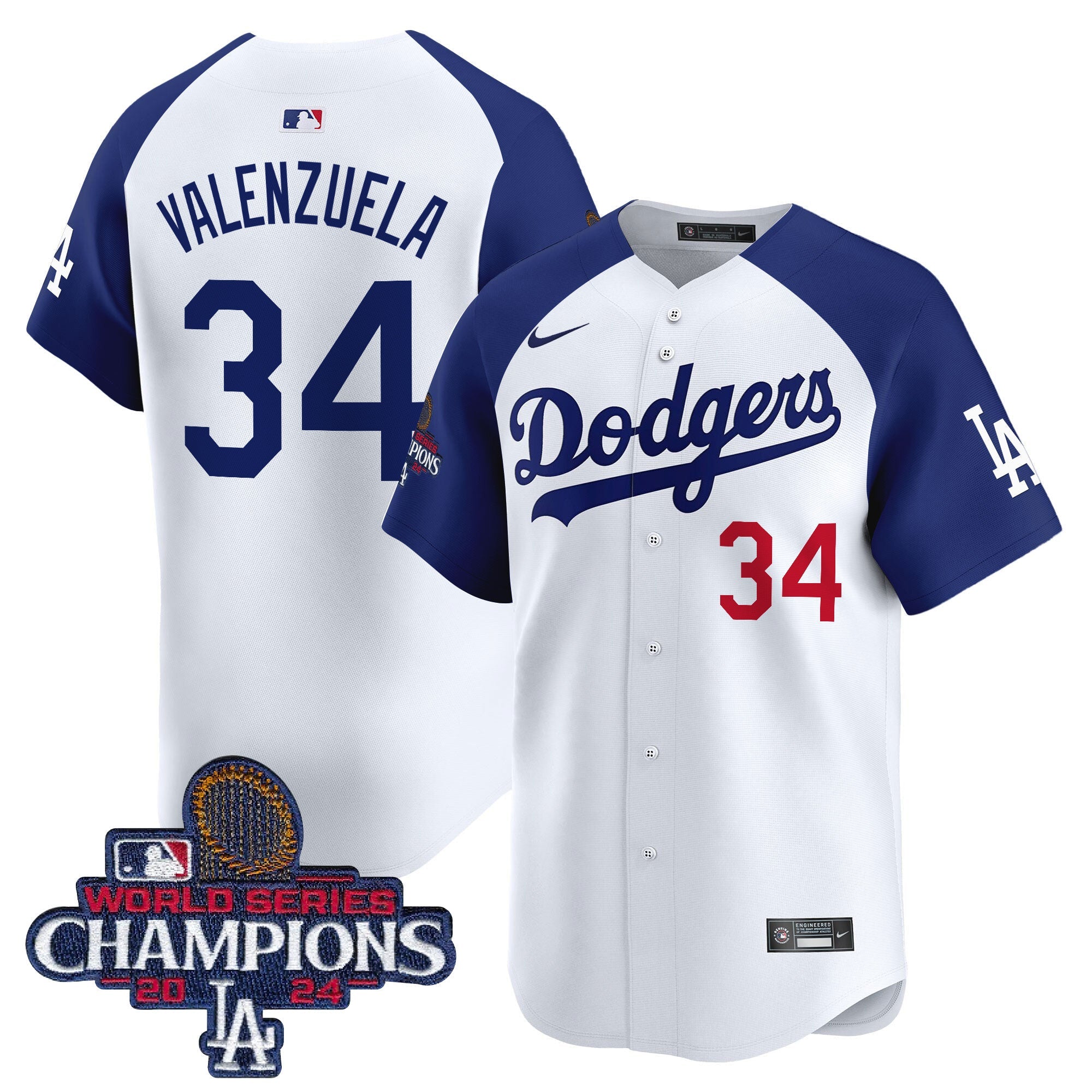 Men’s 2024 World Series Champions Patch Vapor Premier Limited Jersey