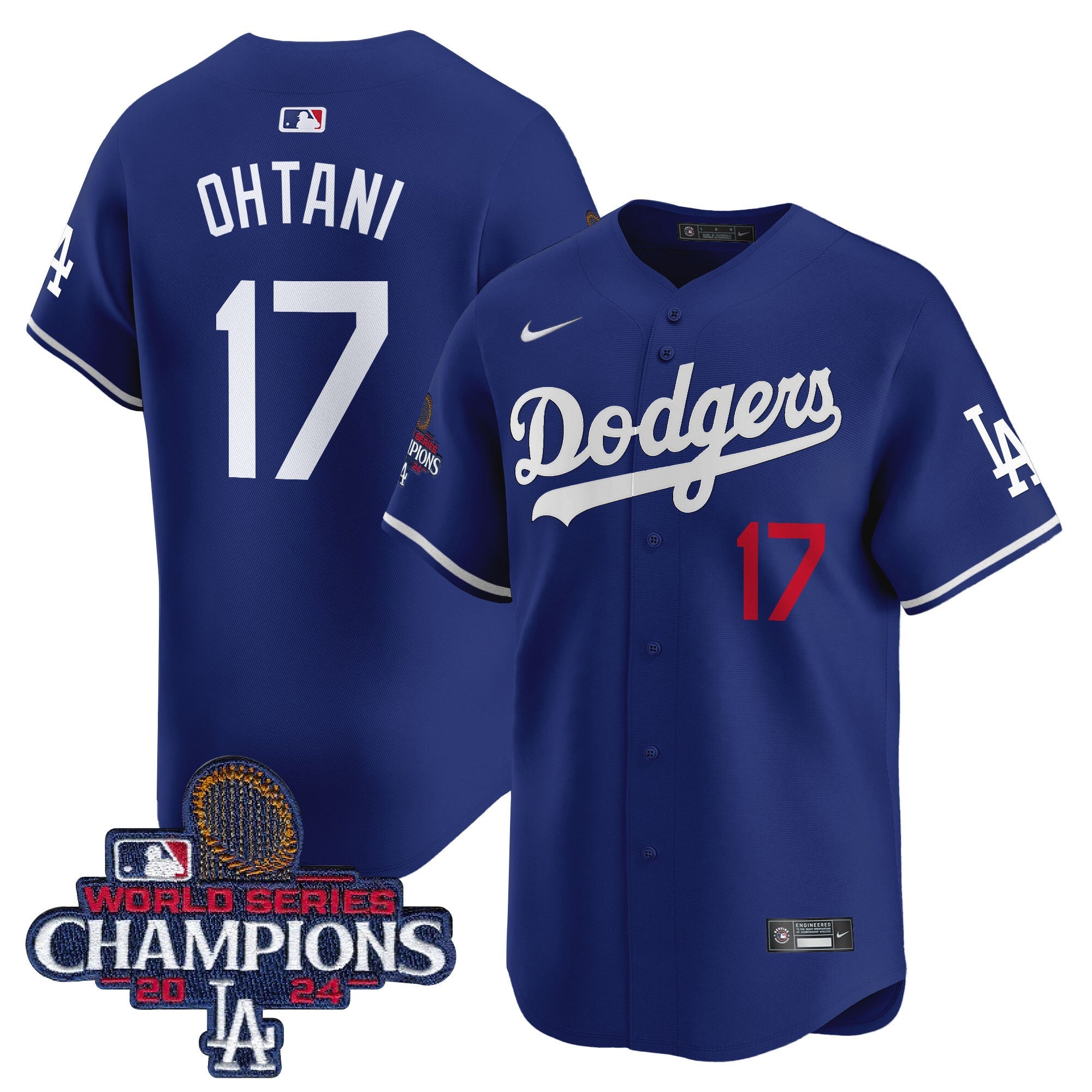 Men’s 2024 World Series Champions Patch Vapor Premier Limited Jersey