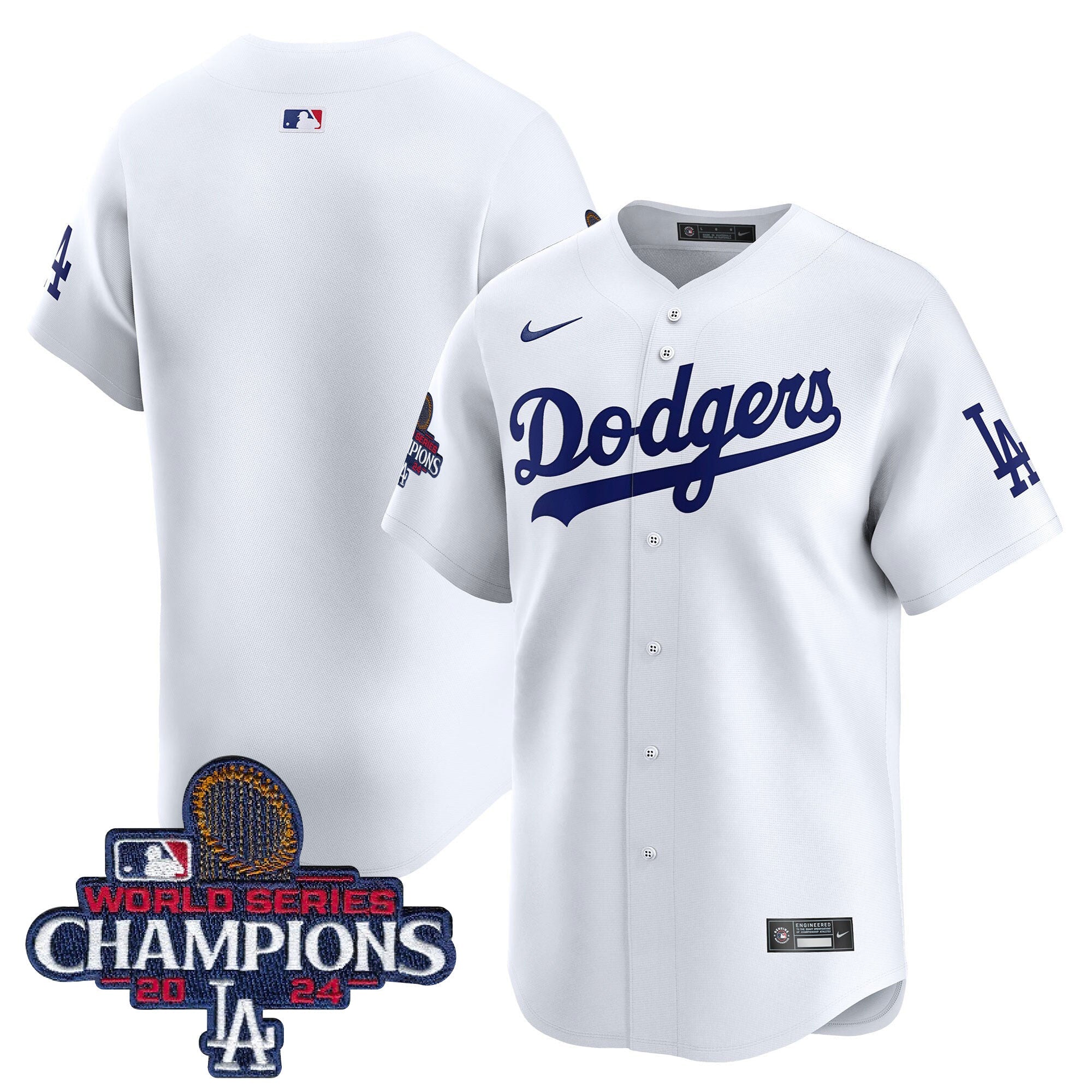 Men’s 2024 World Series Champions Patch Vapor Premier Limited Jersey