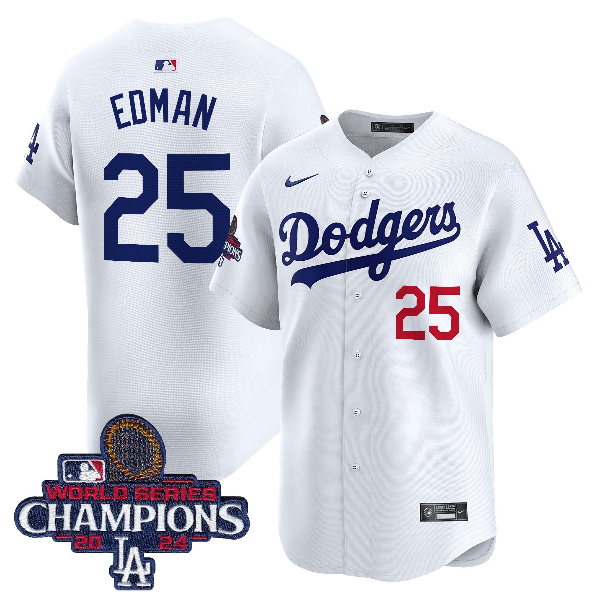Men’s 2024 World Series Champions Patch Vapor Premier Limited Jersey