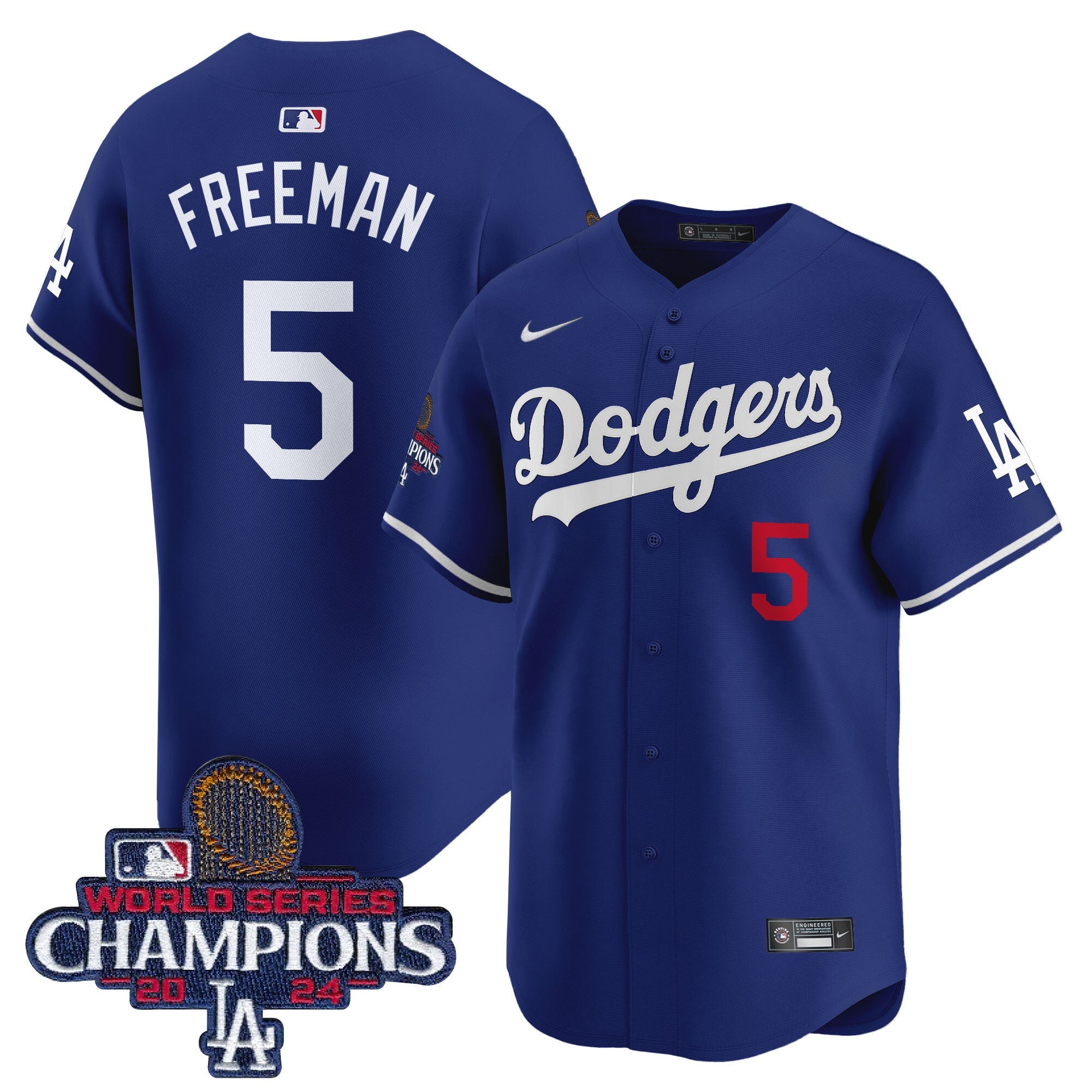 Men’s 2024 World Series Champions Patch Vapor Premier Limited Jersey