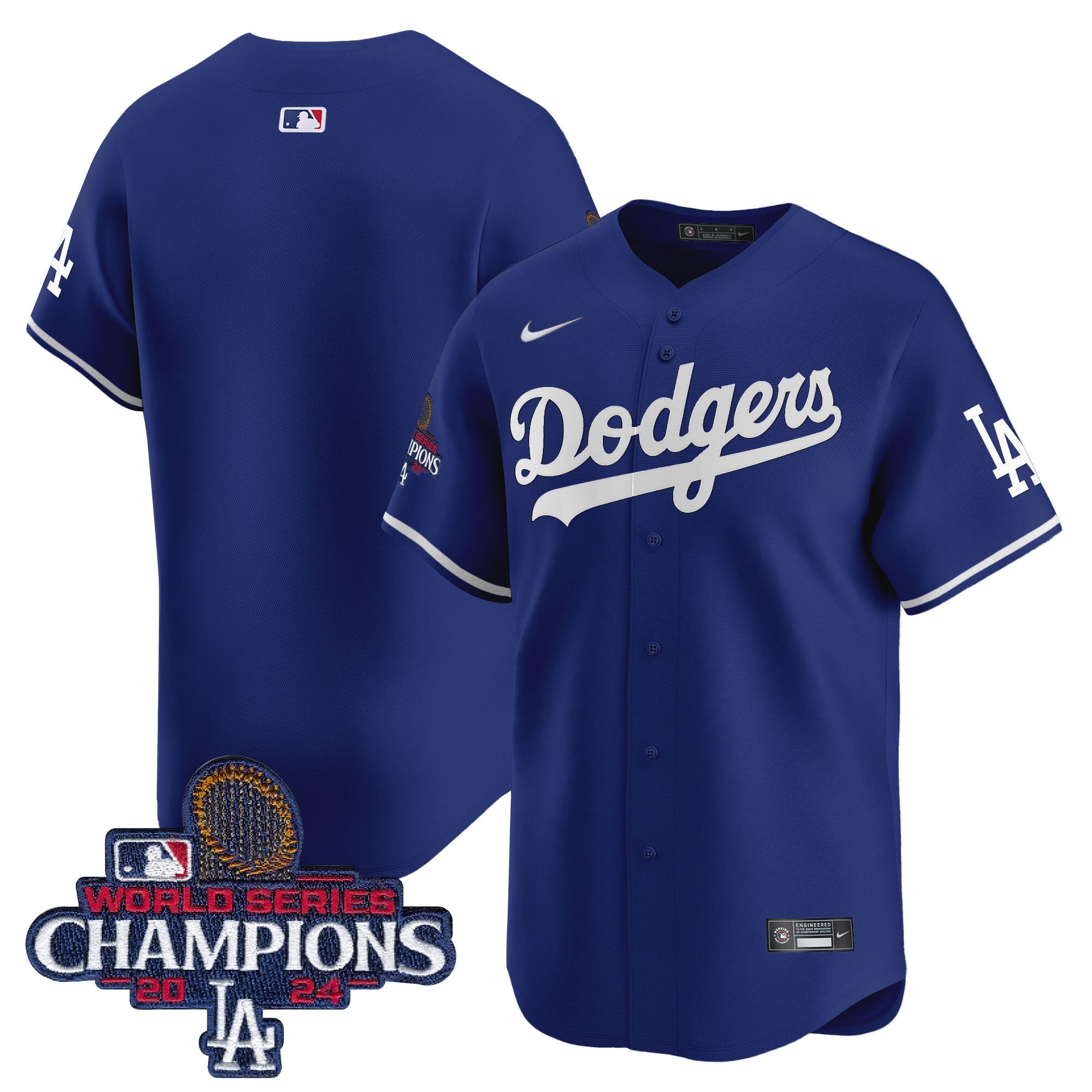 Men’s 2024 World Series Champions Patch Vapor Premier Limited Jersey