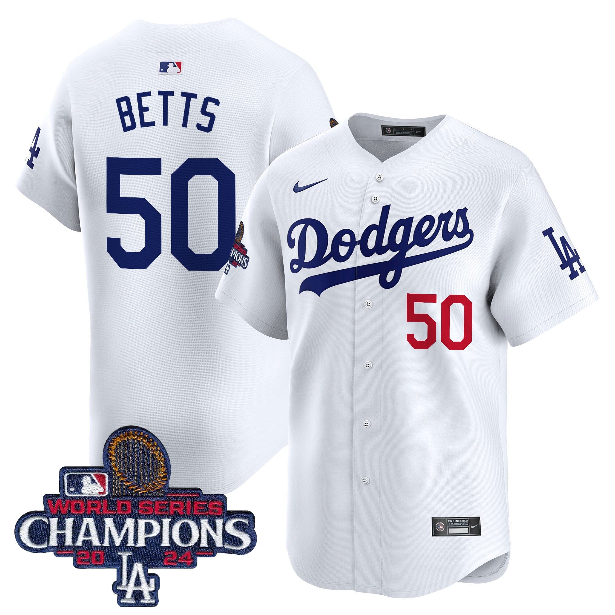Men’s 2024 World Series Champions Patch Vapor Premier Limited Jersey