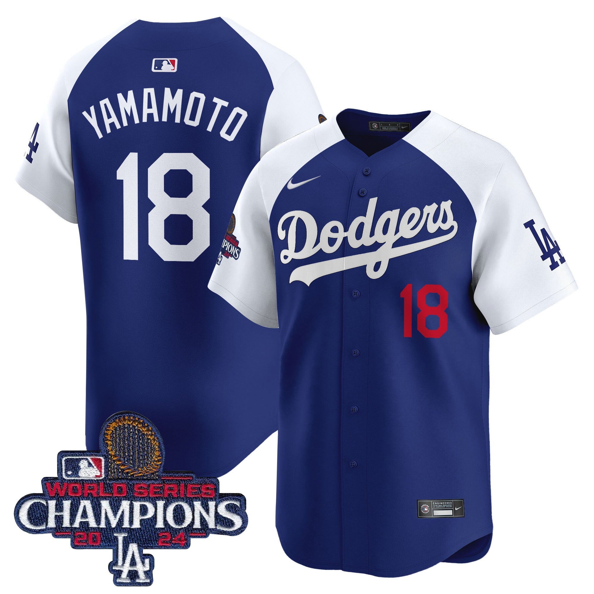 Men’s 2024 World Series Champions Patch Vapor Premier Limited Jersey