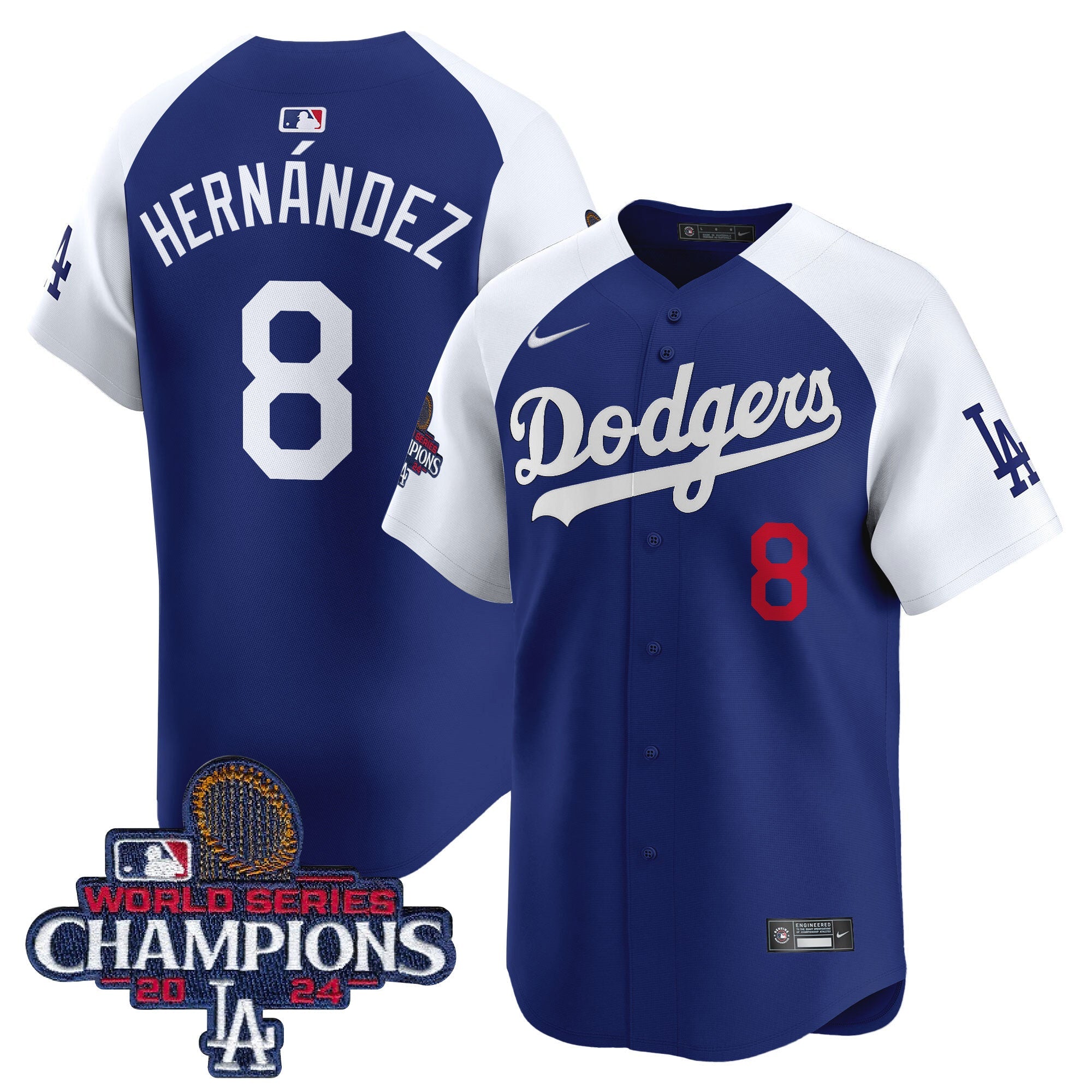 Men’s 2024 World Series Champions Patch Vapor Premier Limited Jersey