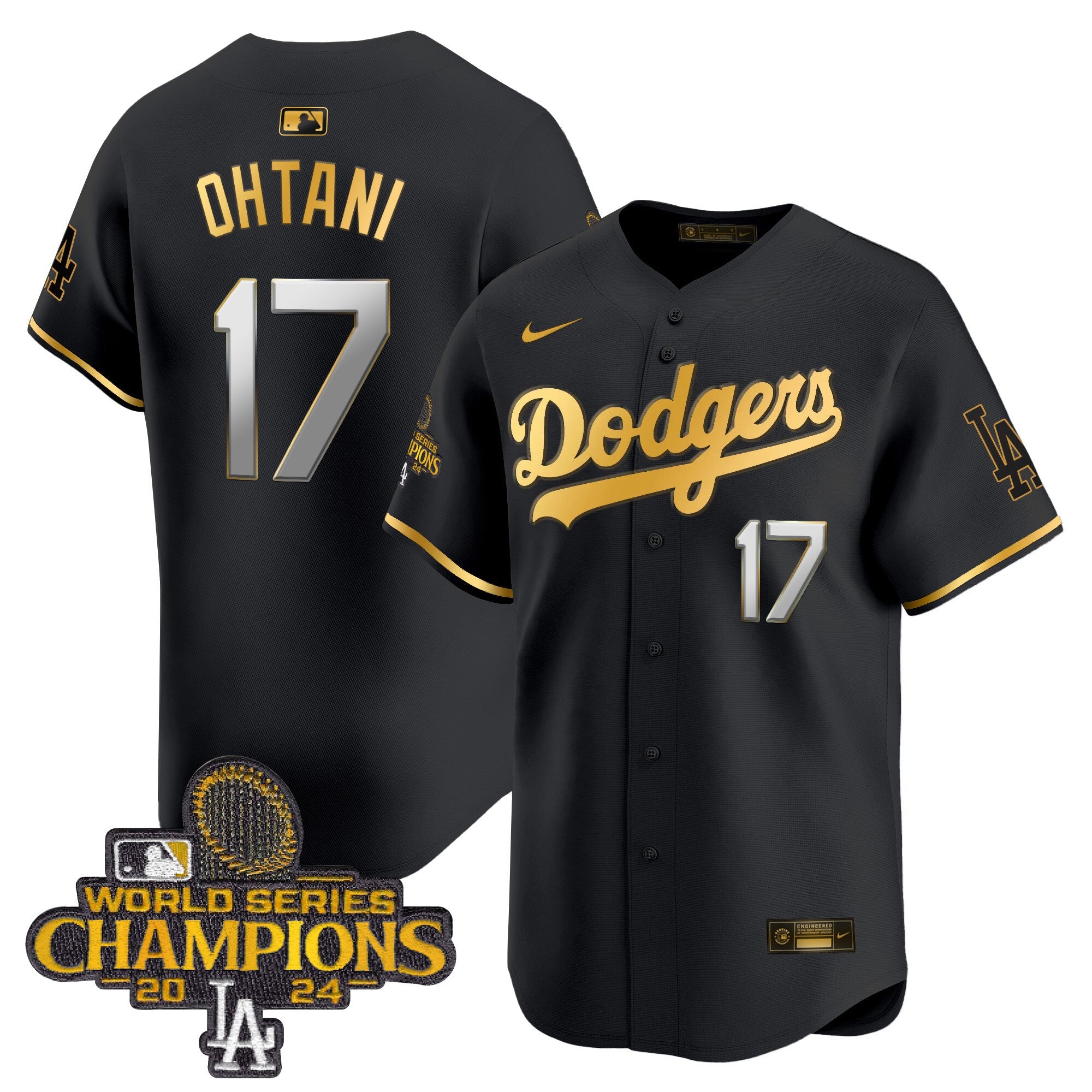 Men’s 2024 World Series Champions Patch Vapor Premier Limited Jersey
