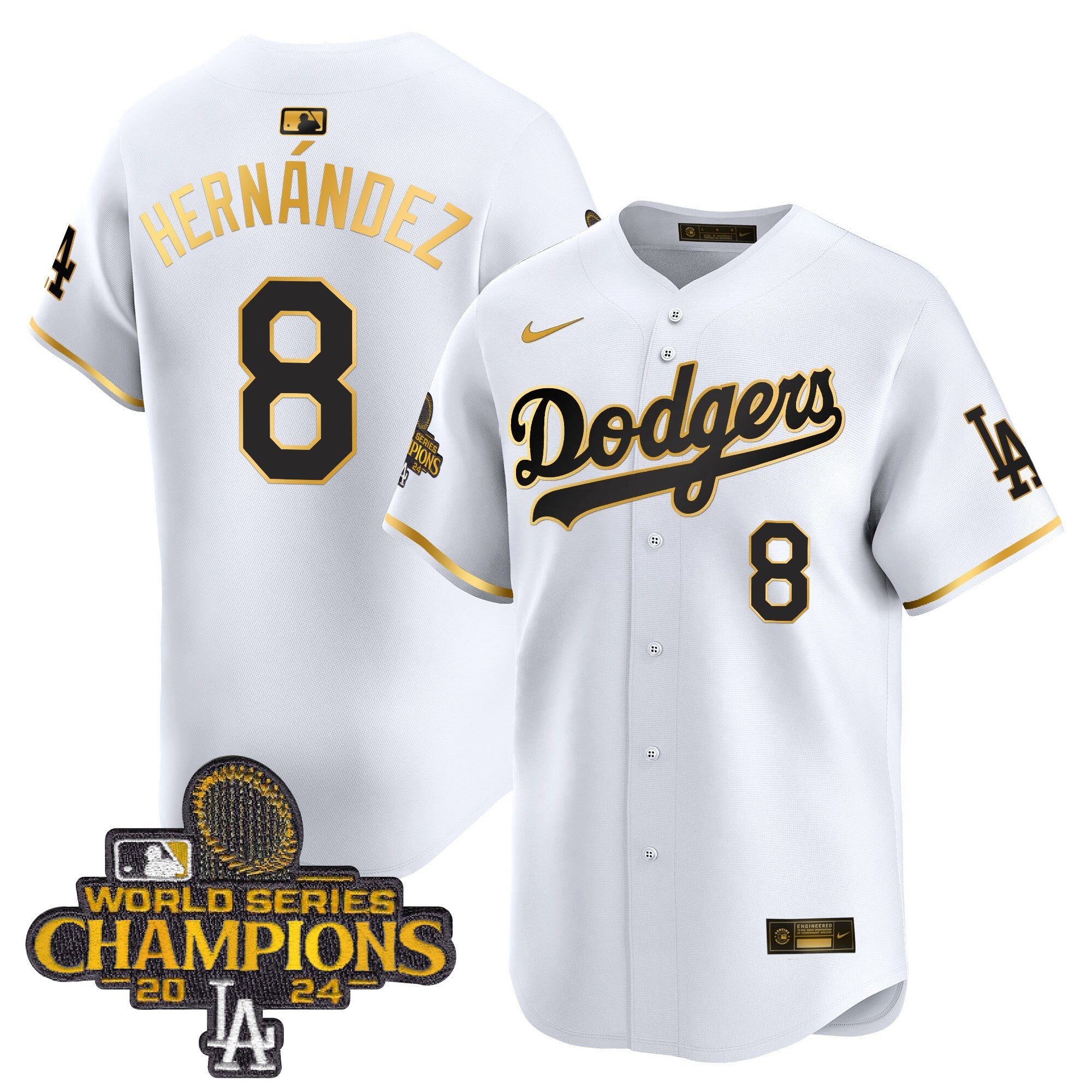Men’s 2024 World Series Champions Patch Vapor Premier Limited Jersey