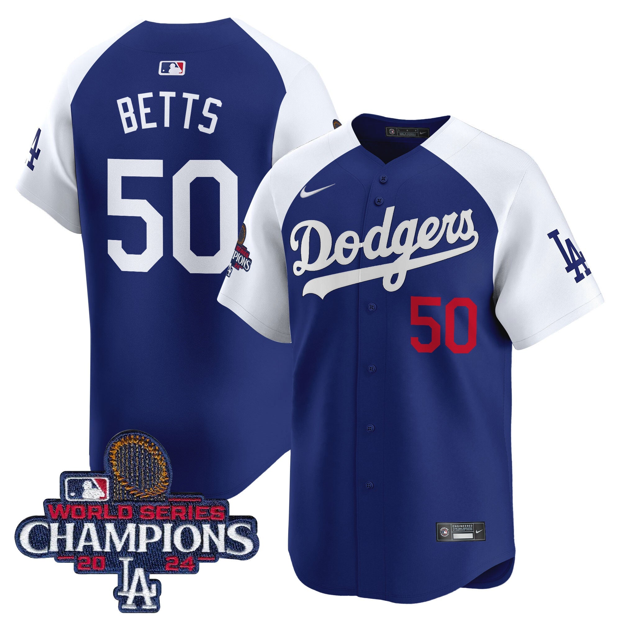 Men’s 2024 World Series Champions Patch Vapor Premier Limited Jersey