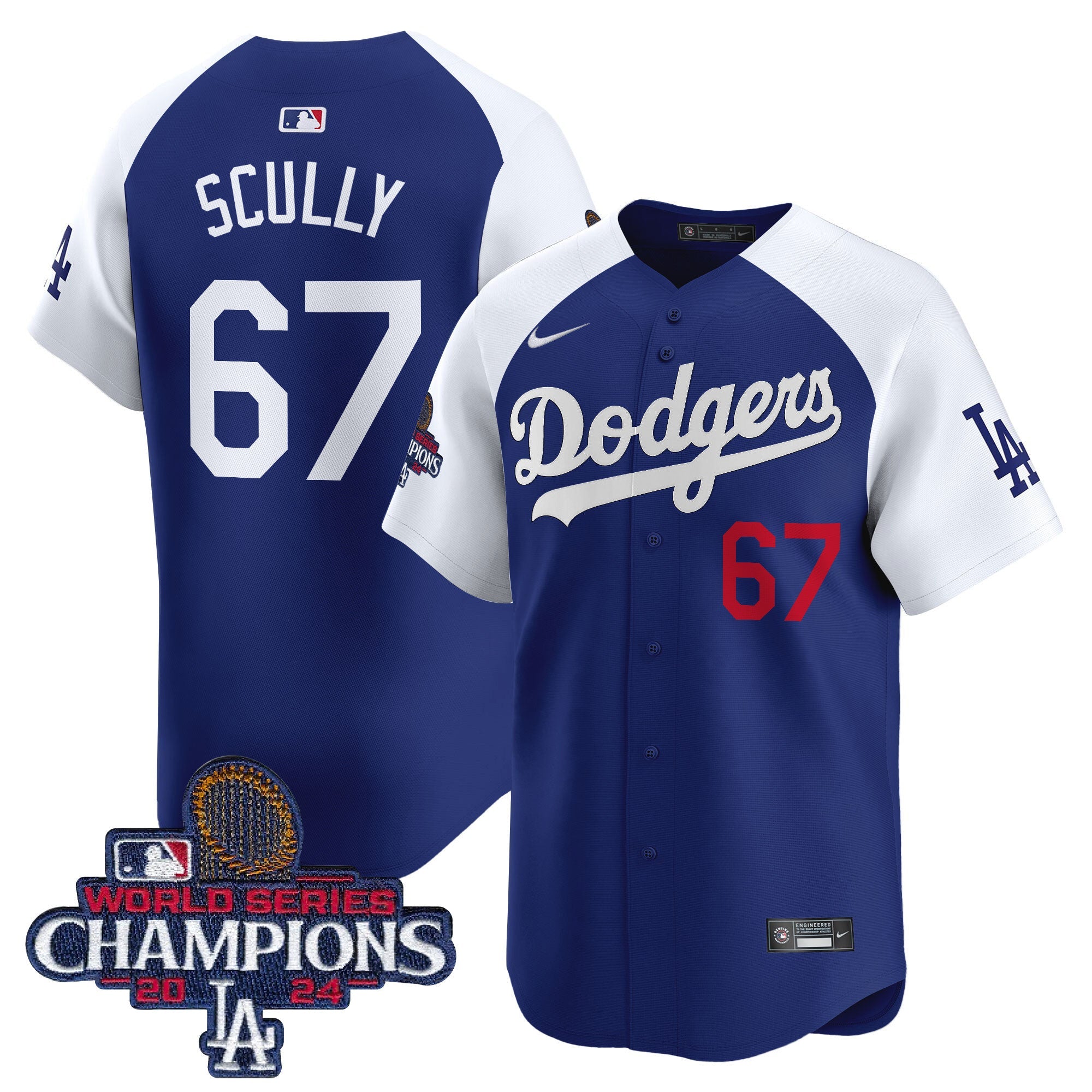 Men’s 2024 World Series Champions Patch Vapor Premier Limited Jersey