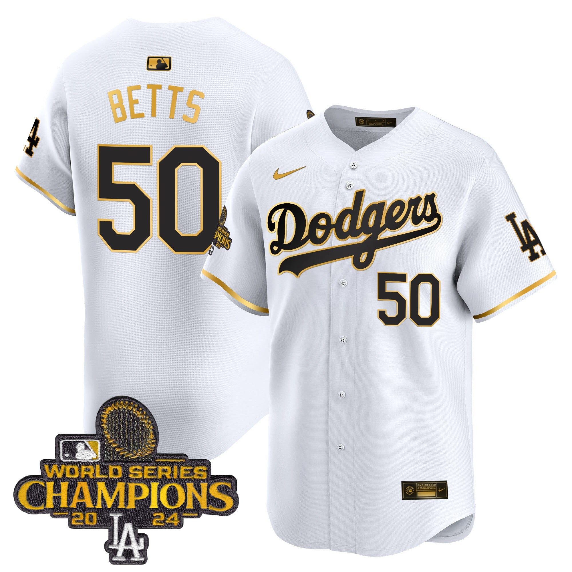 Men’s 2024 World Series Champions Patch Vapor Premier Limited Jersey