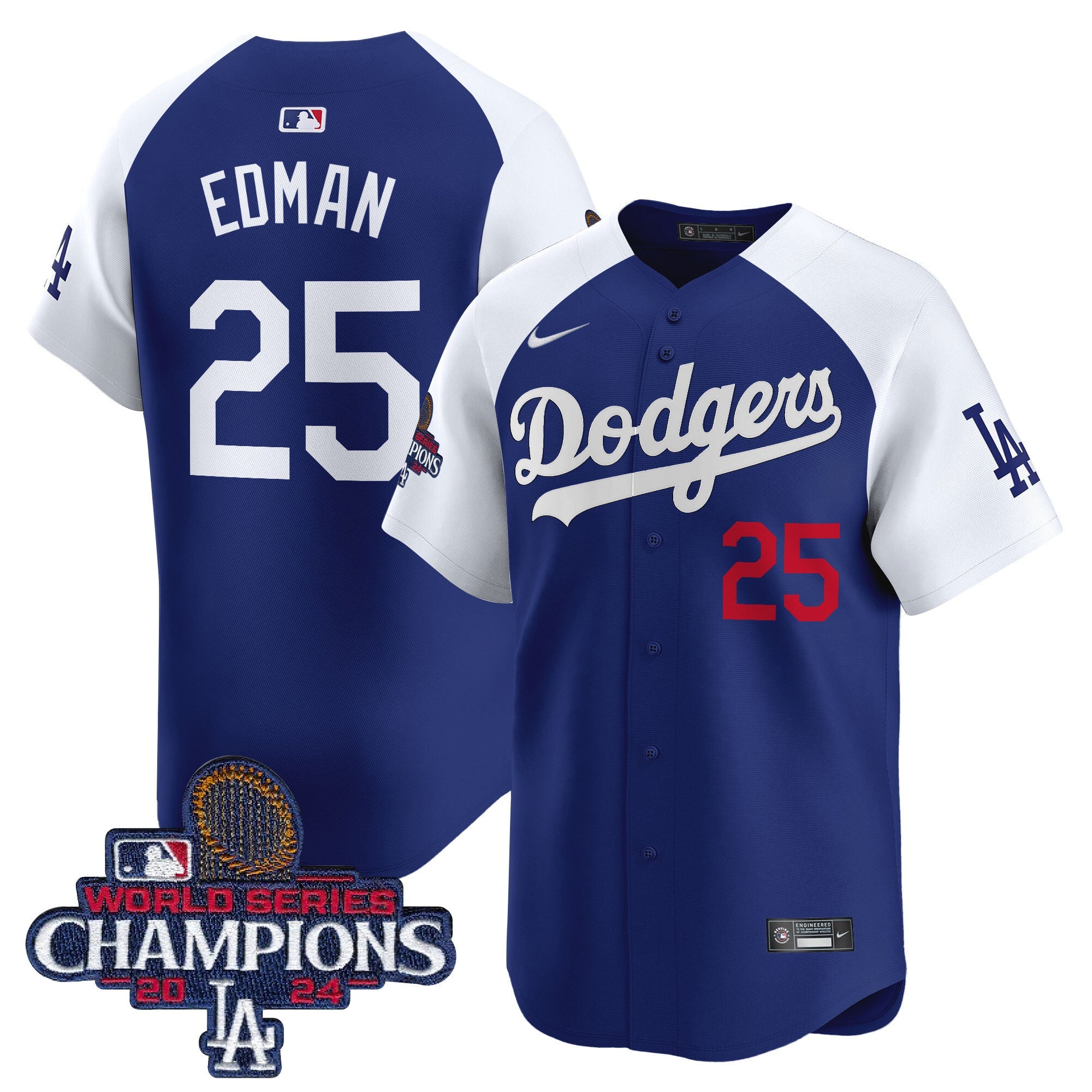 Men’s 2024 World Series Champions Patch Vapor Premier Limited Jersey