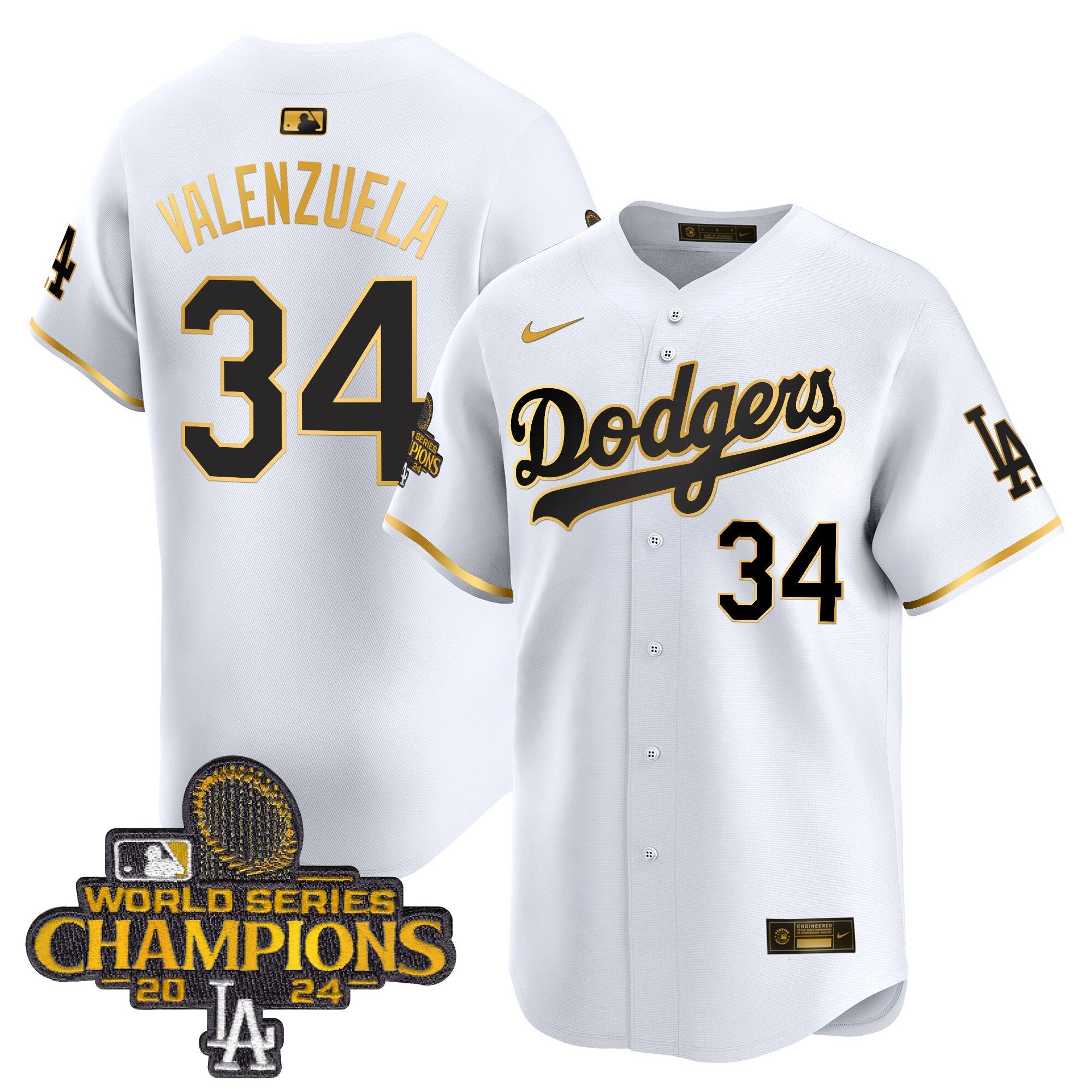 Men’s 2024 World Series Champions Patch Vapor Premier Limited Jersey