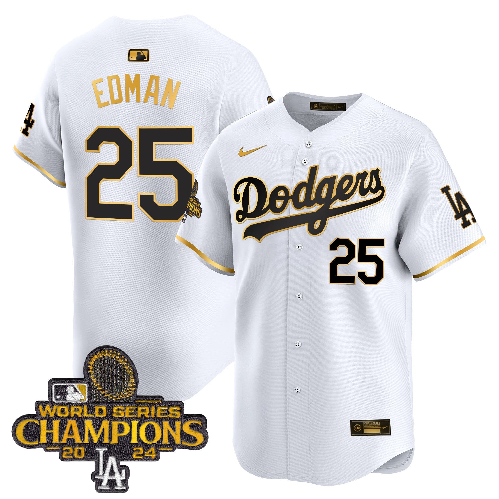 Men’s 2024 World Series Champions Patch Vapor Premier Limited Jersey