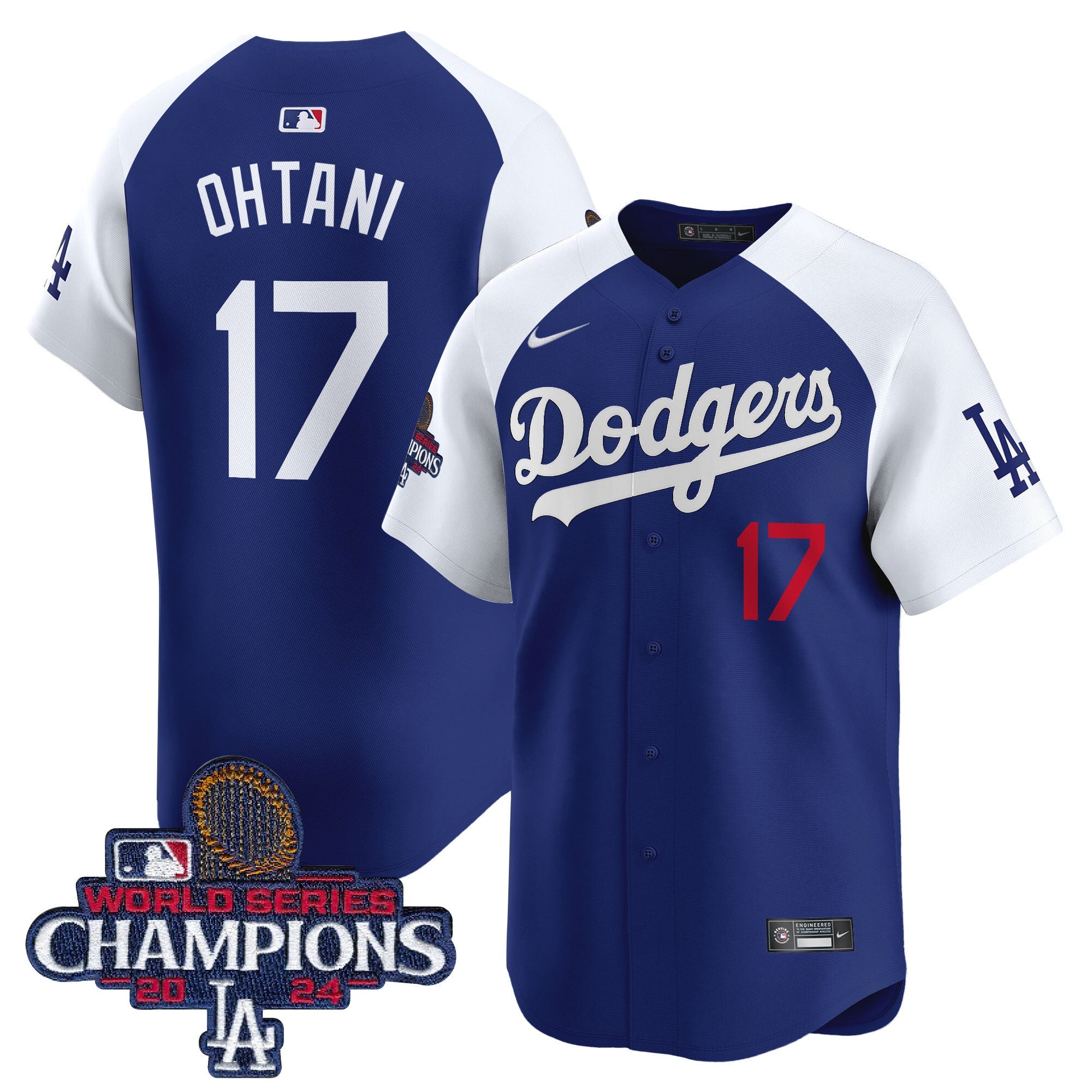 Men’s 2024 World Series Champions Patch Vapor Premier Limited Jersey