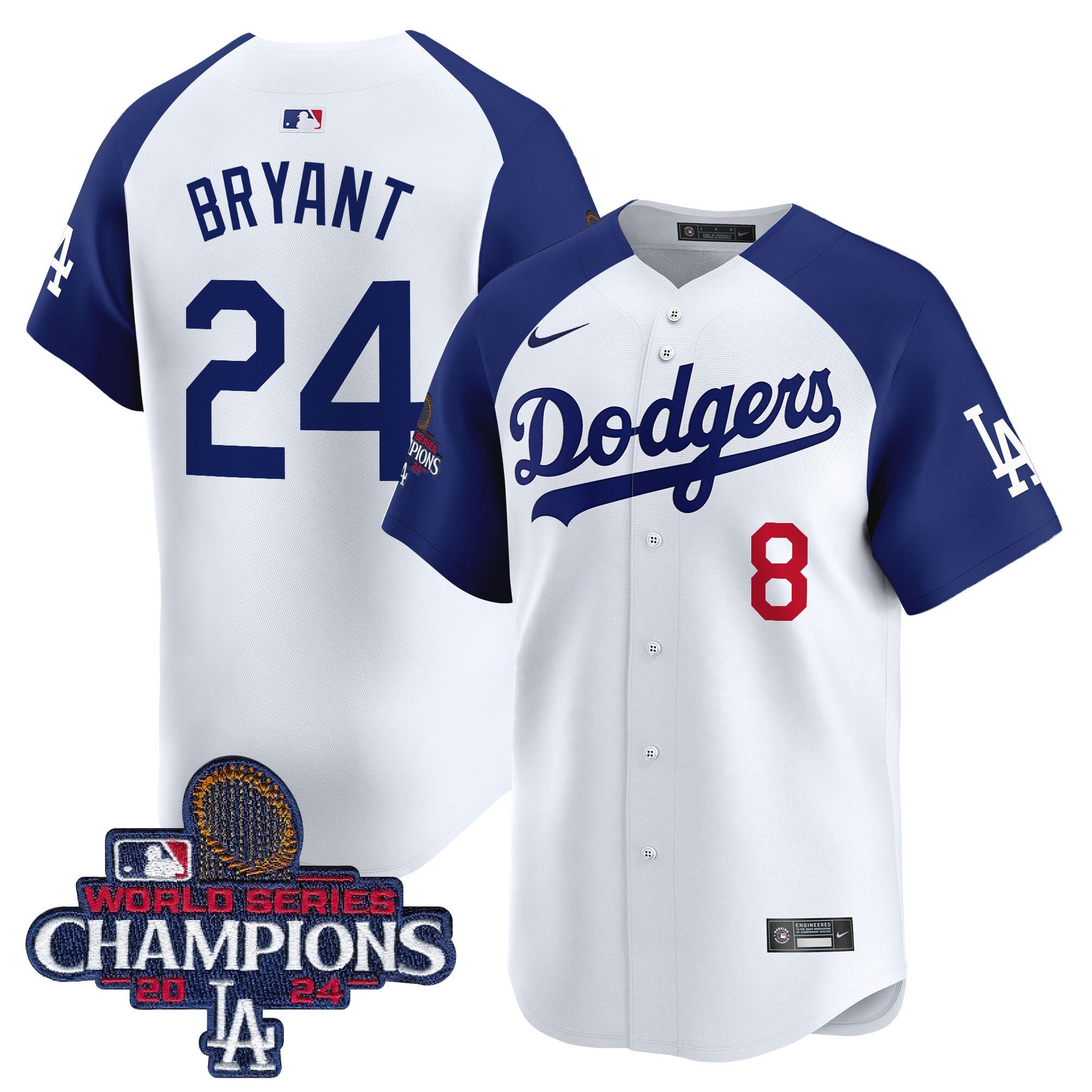 Men’s 2024 World Series Champions Patch Vapor Premier Limited Jersey