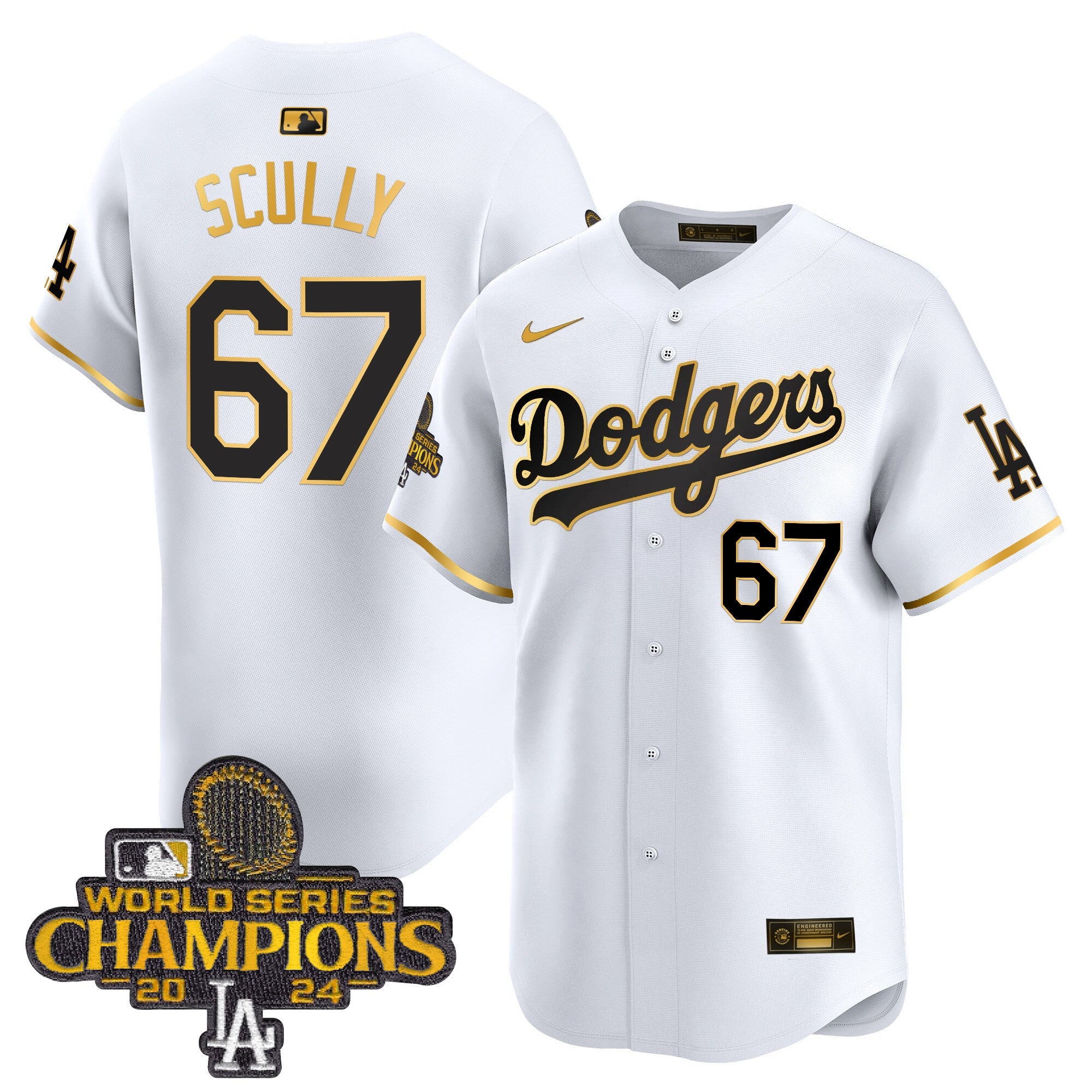 Men’s 2024 World Series Champions Patch Vapor Premier Limited Jersey