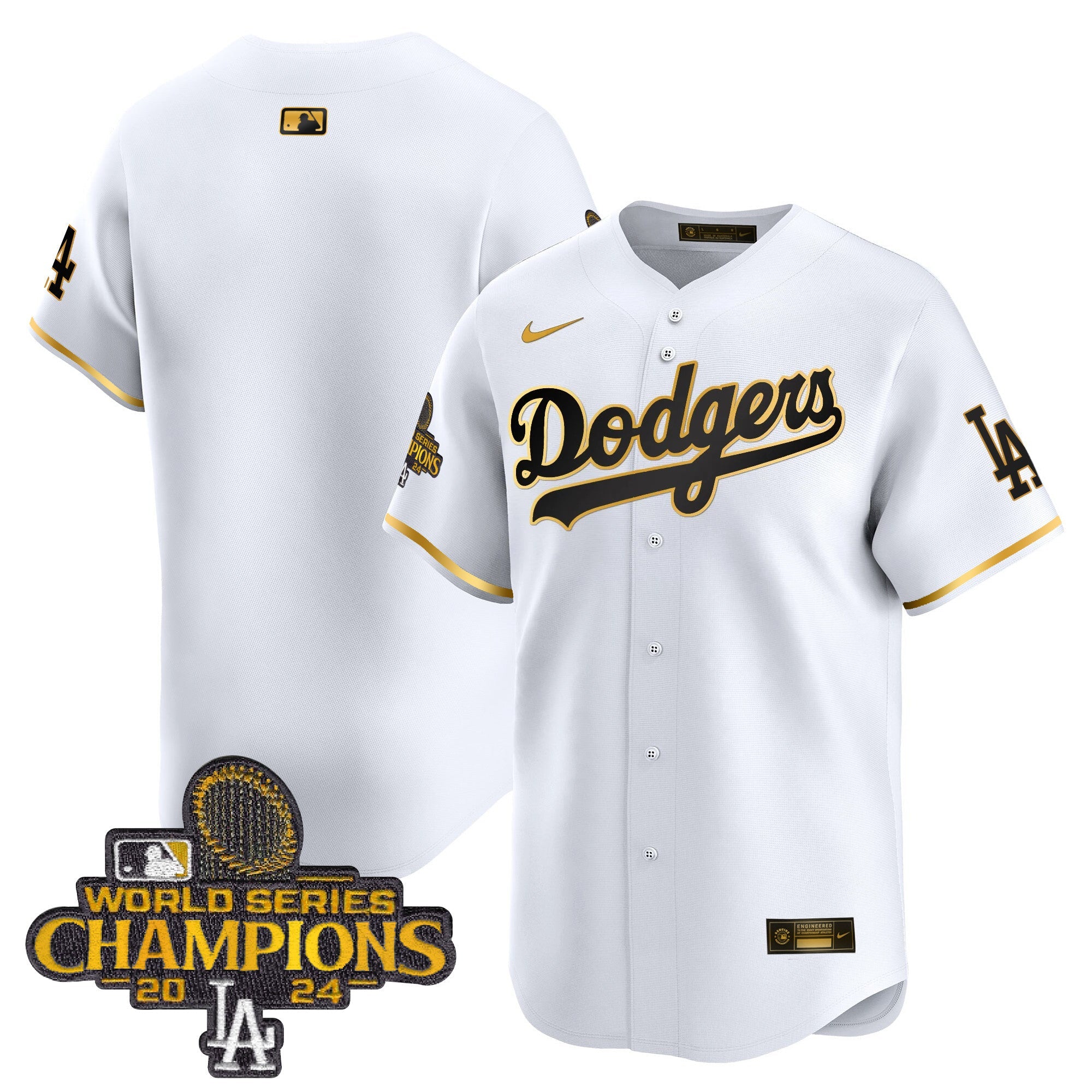 Men’s 2024 World Series Champions Patch Vapor Premier Limited Jersey